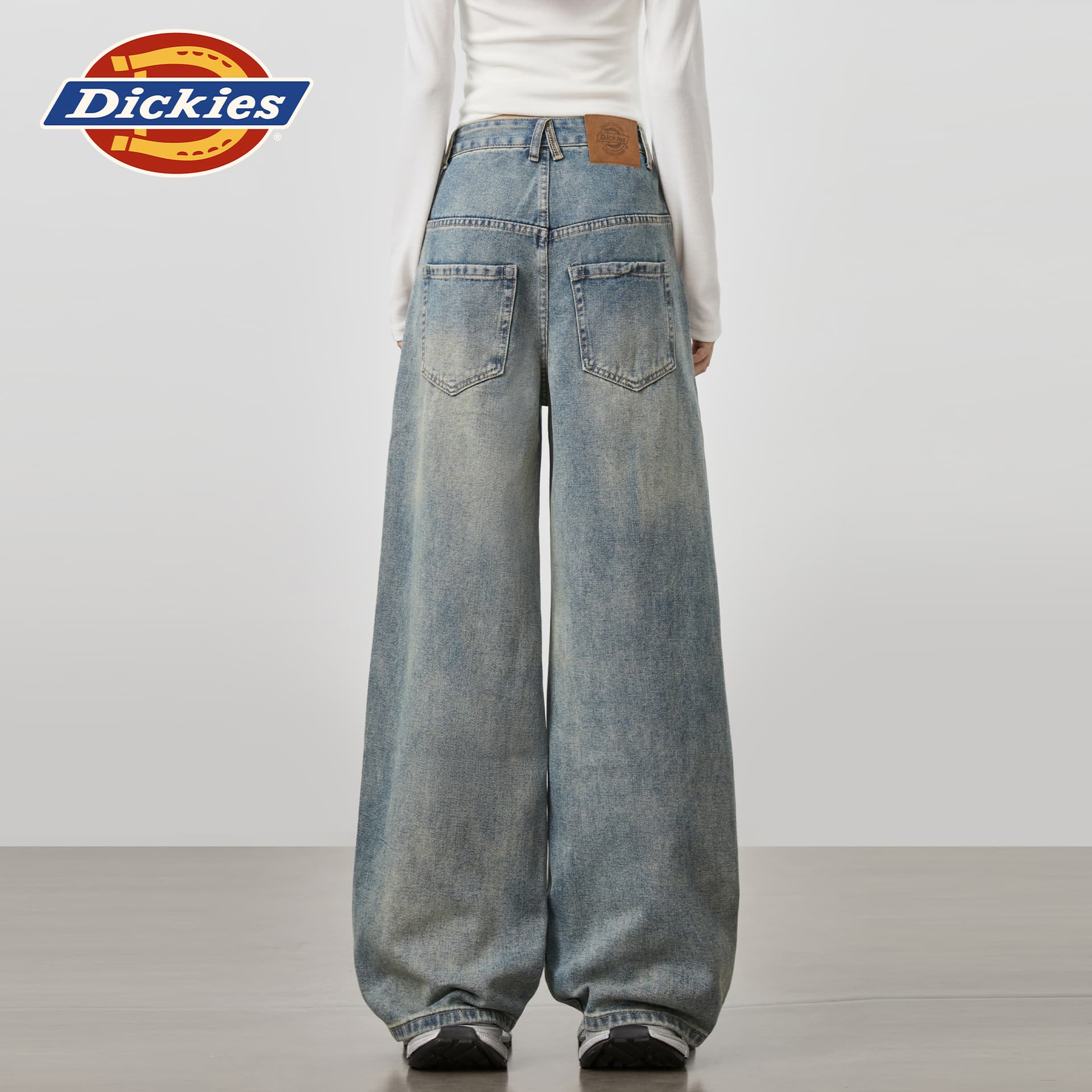 Джинсы dickies Синий Удлиненная длина Женские Джинсы - изображение 7
