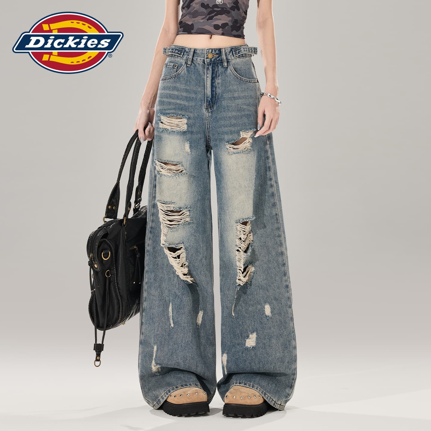 Джинсы Dickies Blue Extended Length Women's Jeans Dickies Синий Удлиненный Женский Джинсы - изображение 4