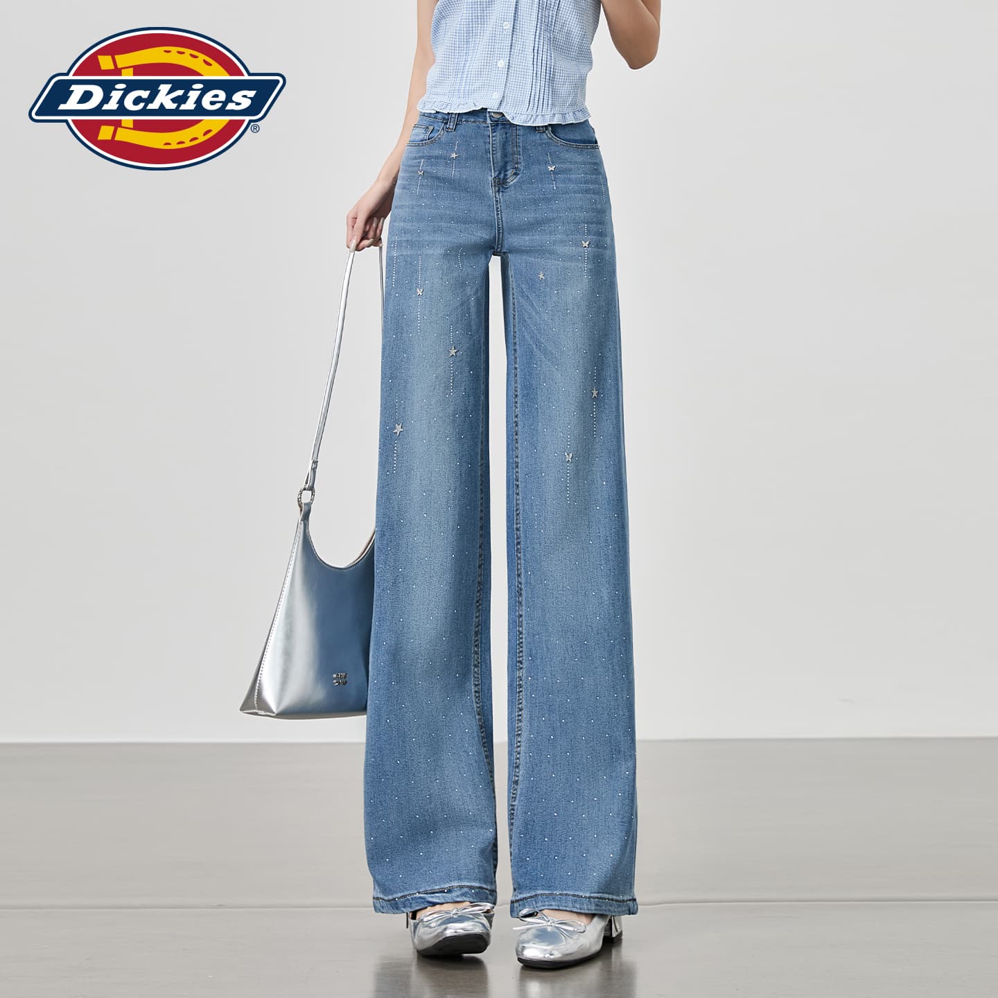 Джинсы Dickies Blue Extended Length Women's Jeans Dickies Синий Удлиненный Женский Джинсы - изображение 4