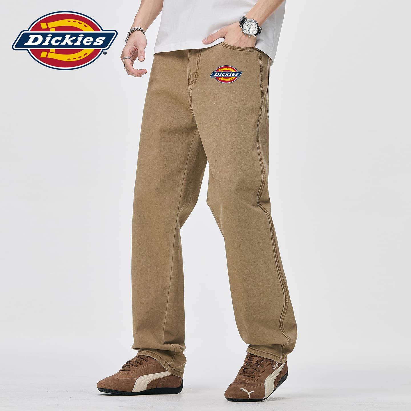 Штаны Dickies Khaki (PRINTED Version) Мужские Джинсы - изображение 4