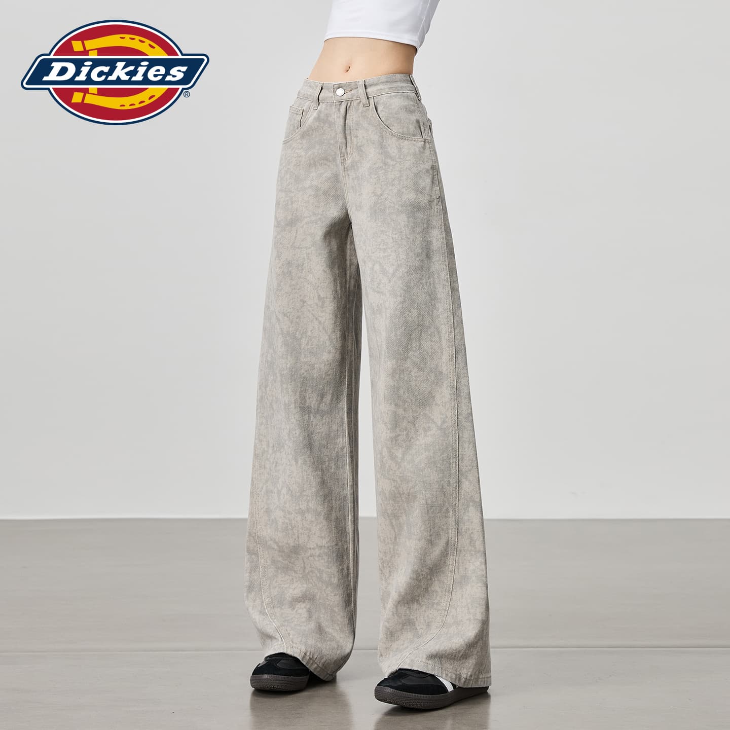 Джинсы Dickies Tie Dye Удлиненные Женские Джинсы - изображение 6