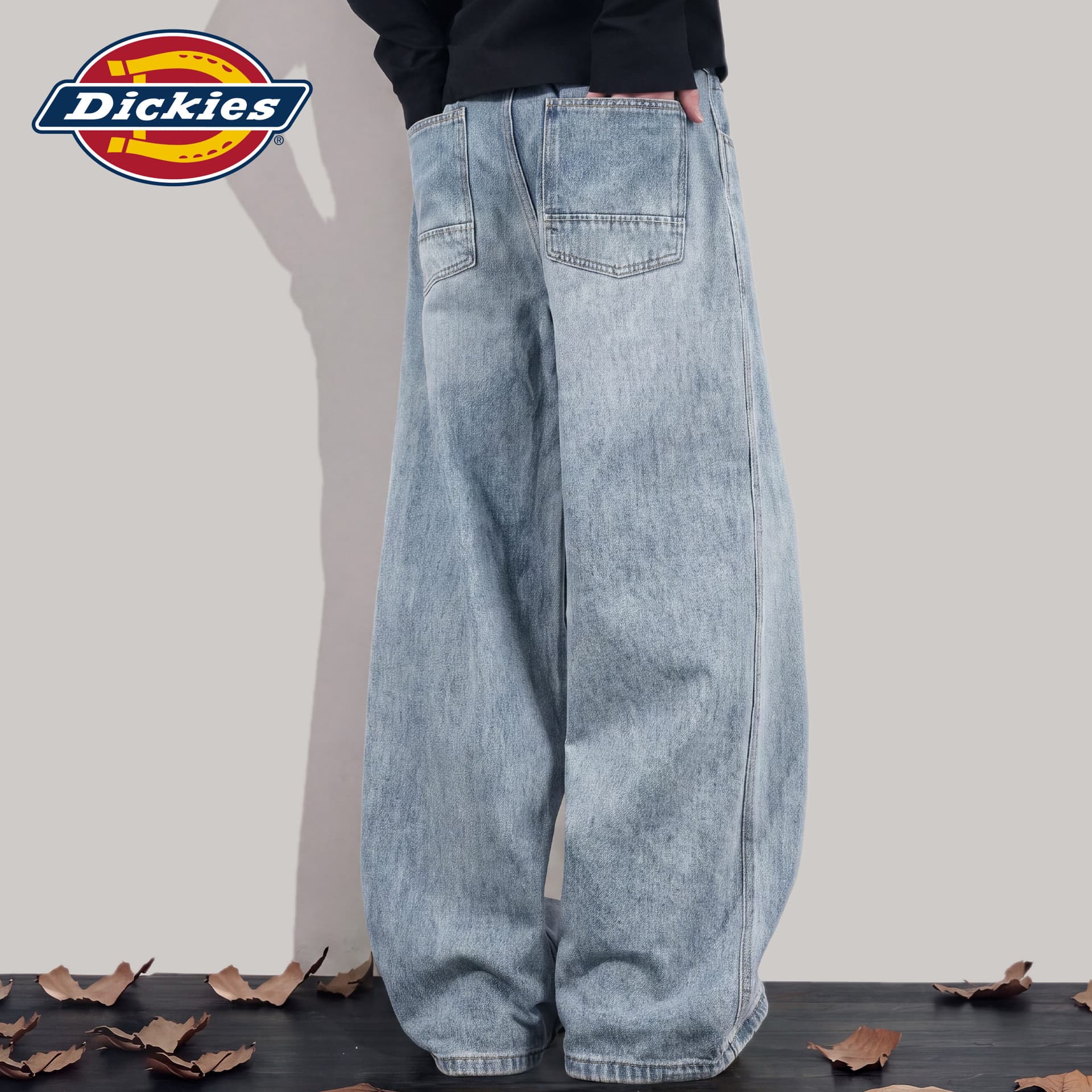 Штаны dickies Освежающий вариант Винтажный синий Унисекс Джинсы - изображение 5
