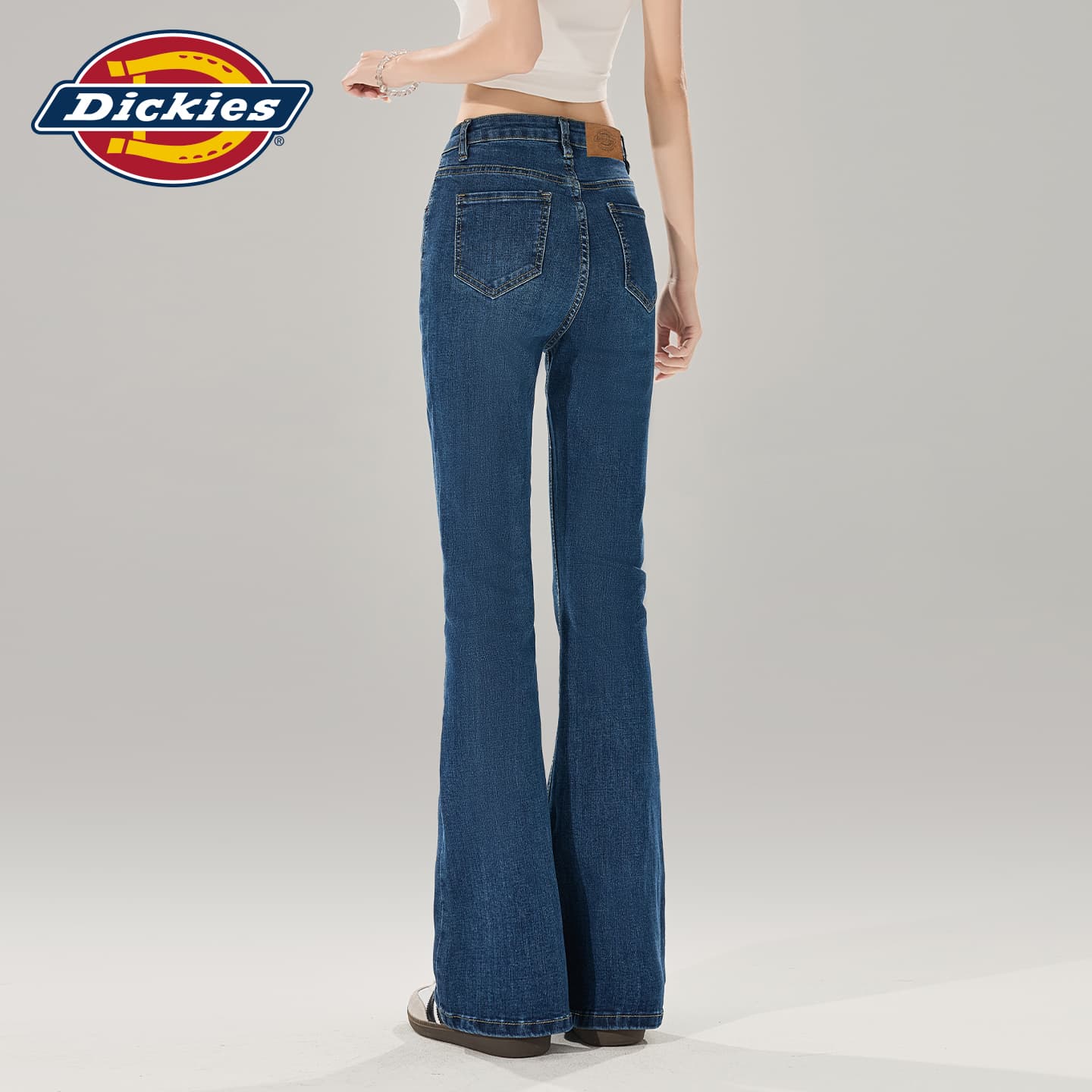 Джинсы Dickies Винтажные синие джинсы длиной до щиколотки женские - изображение 7
