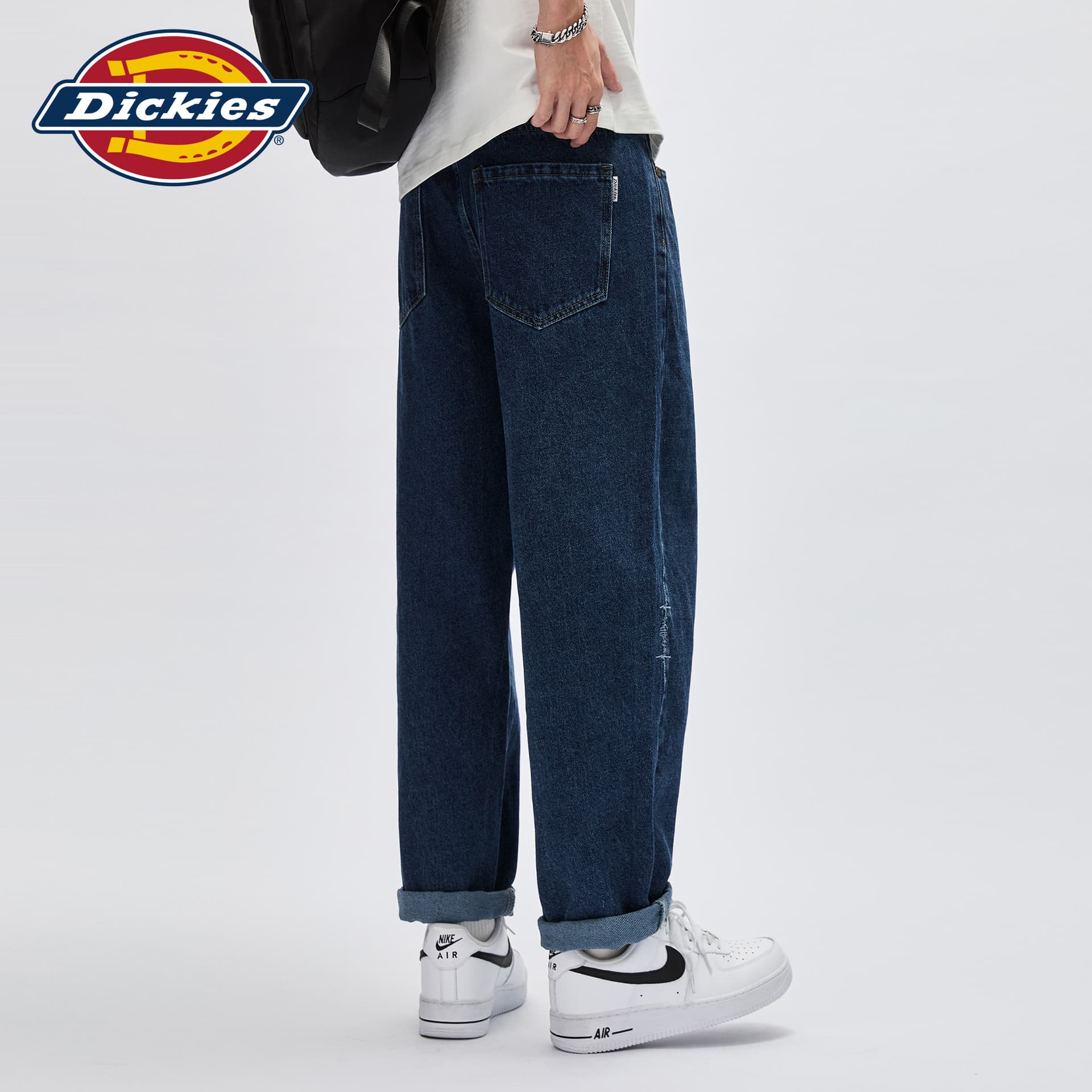 Штаны Dickies Джинсовый Синий Унисекс Джинсы - изображение 5