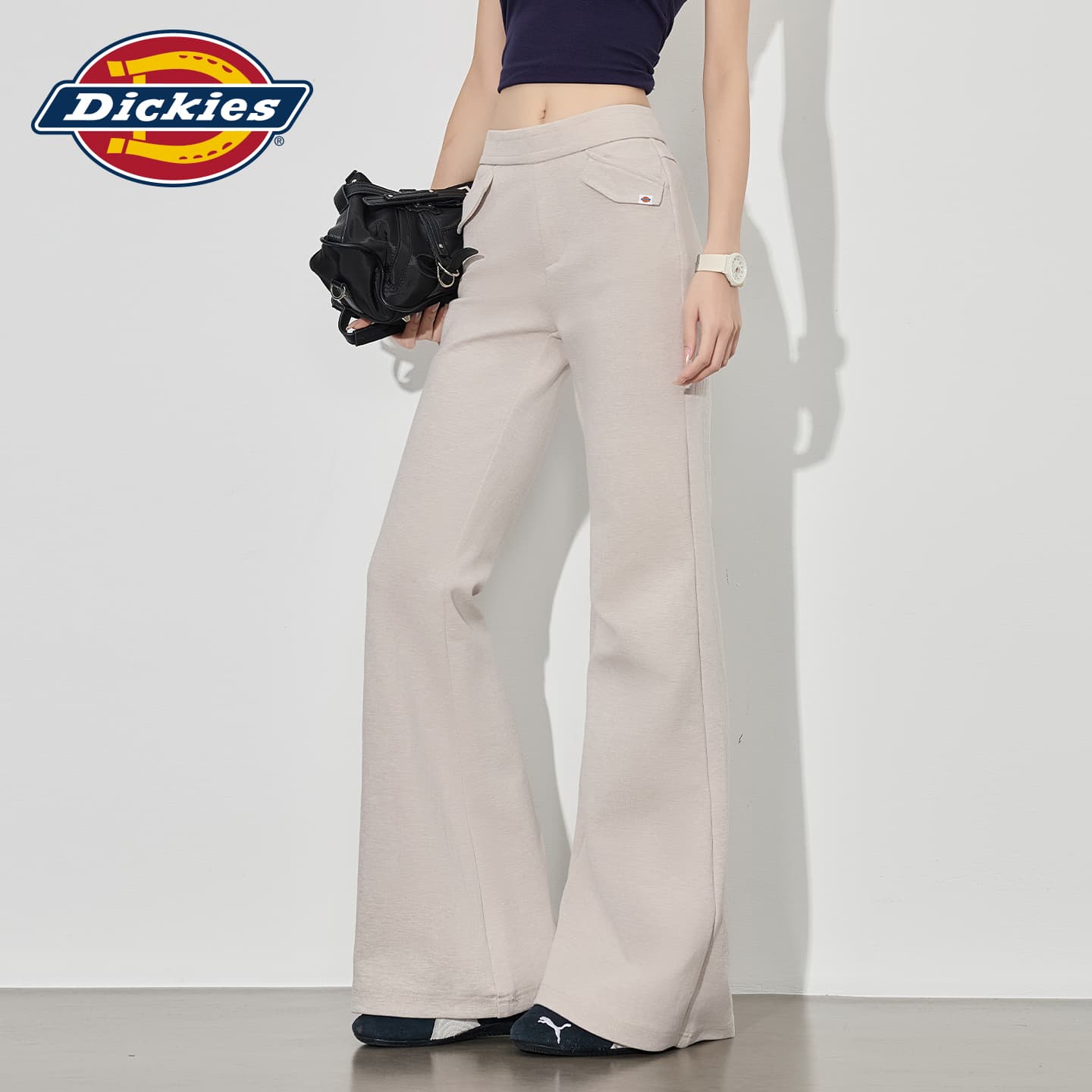Штаны Dickies Овсяные Удлиненные Женские Повседневные Брюки - изображение 4