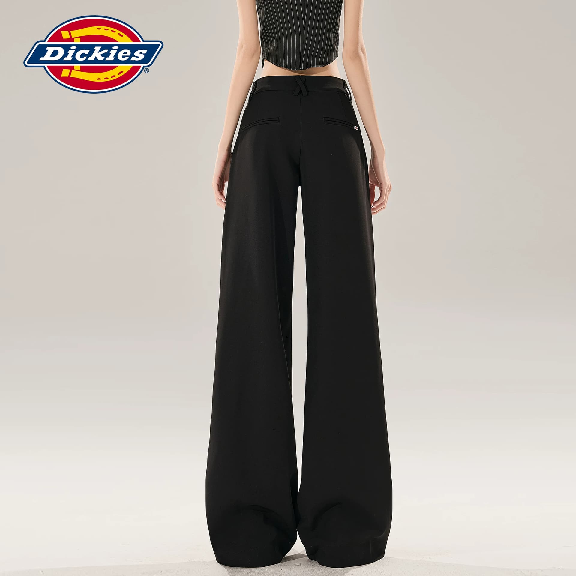 Штаны dickies Черный с увеличенной длиной Женские Повседневные брюки - изображение 7