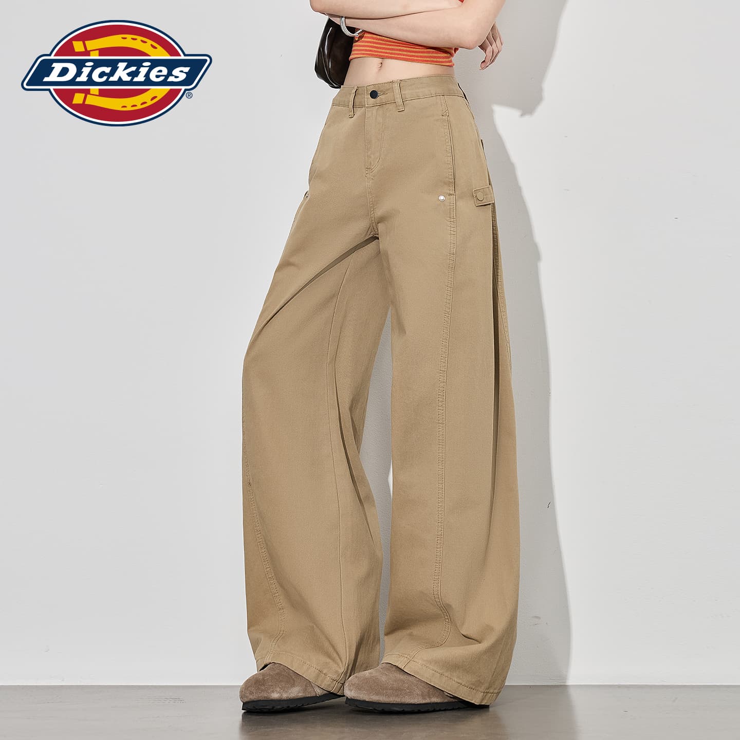 Джинсы Dickies Хаки Брюки Женские Джинсы - изображение 7