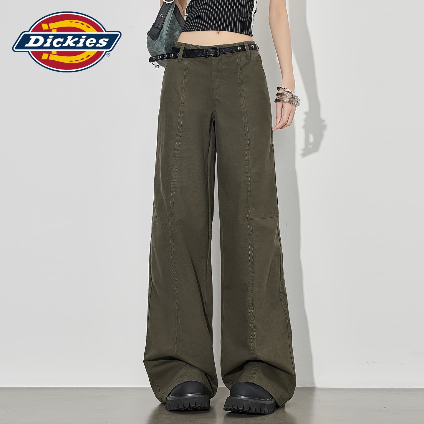 Штаны Dickies Army Green Pants Женские Повседневные Брюки - изображение 4