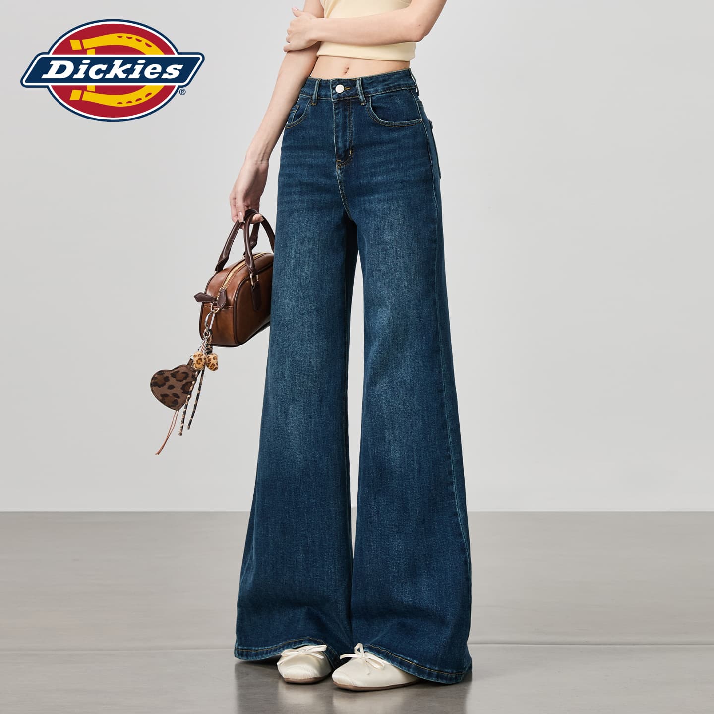 Джинсы Dickies Темно-синий Удлиненные Женские Джинсы - изображение 5