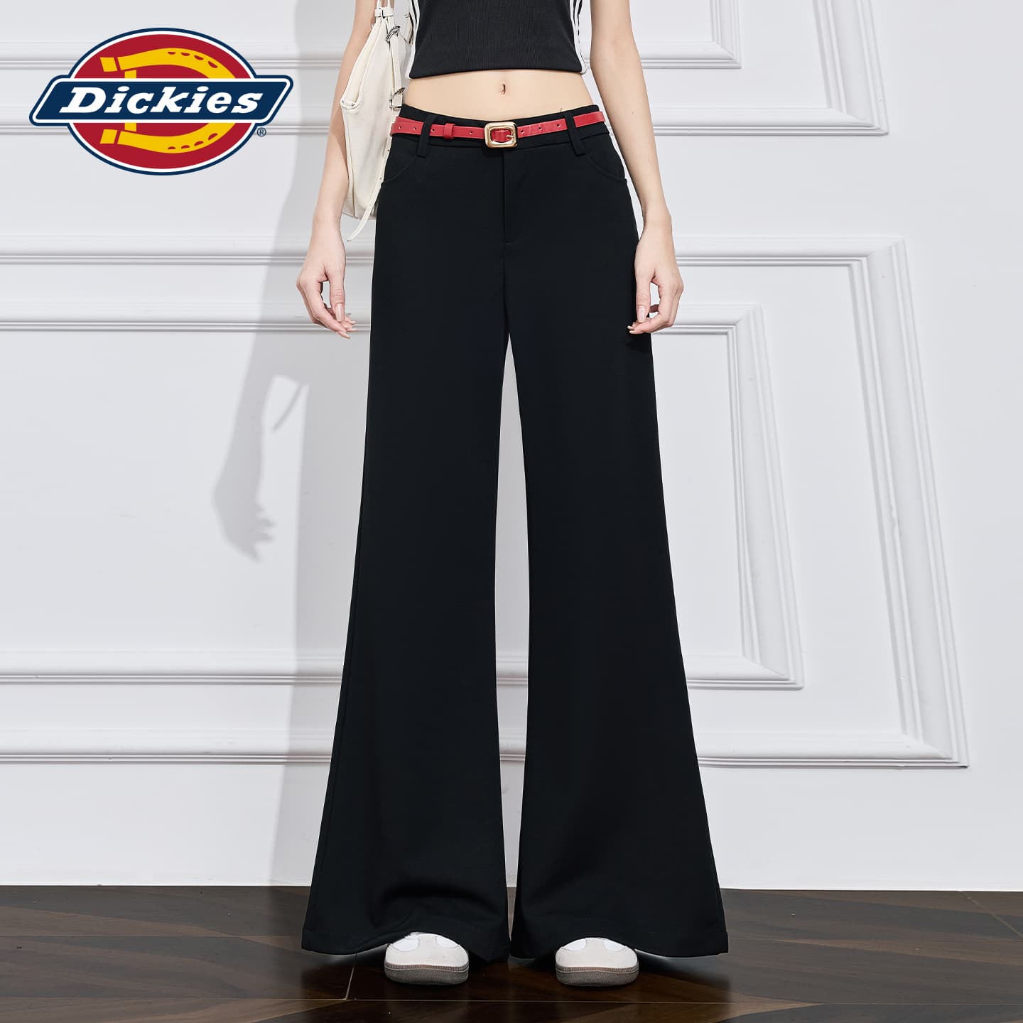dickies Черный с увеличенной длиной Женские Платье Брюки - изображение 4