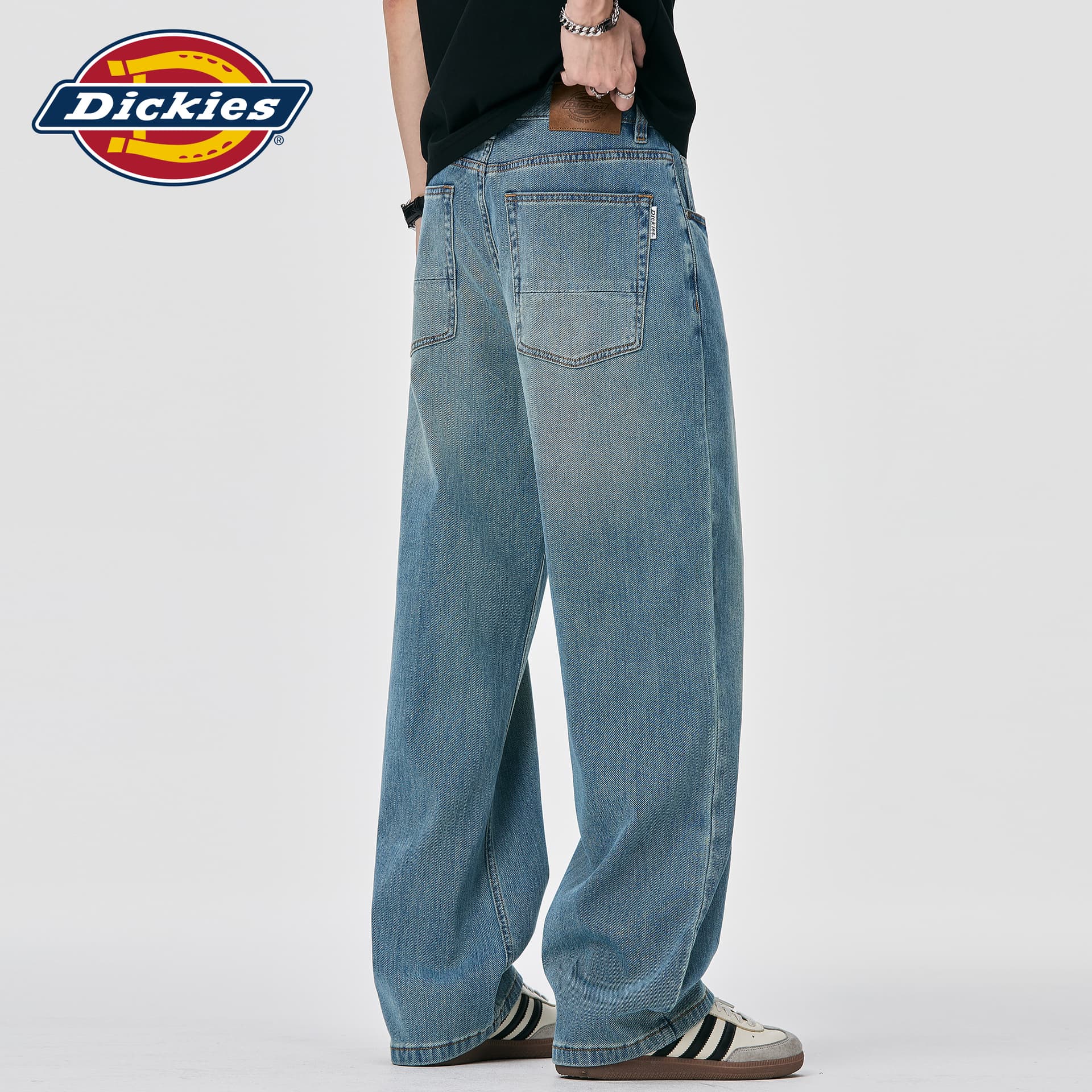 Штаны dickies Джинсовый синий Унисекс Джинсы - изображение 5