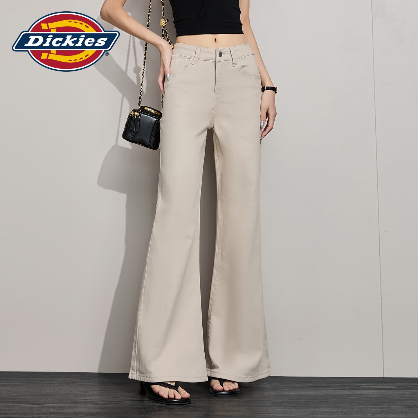 Джинсы Dickies Хаки Удлиненные Джинсы для Женщин - изображение 5