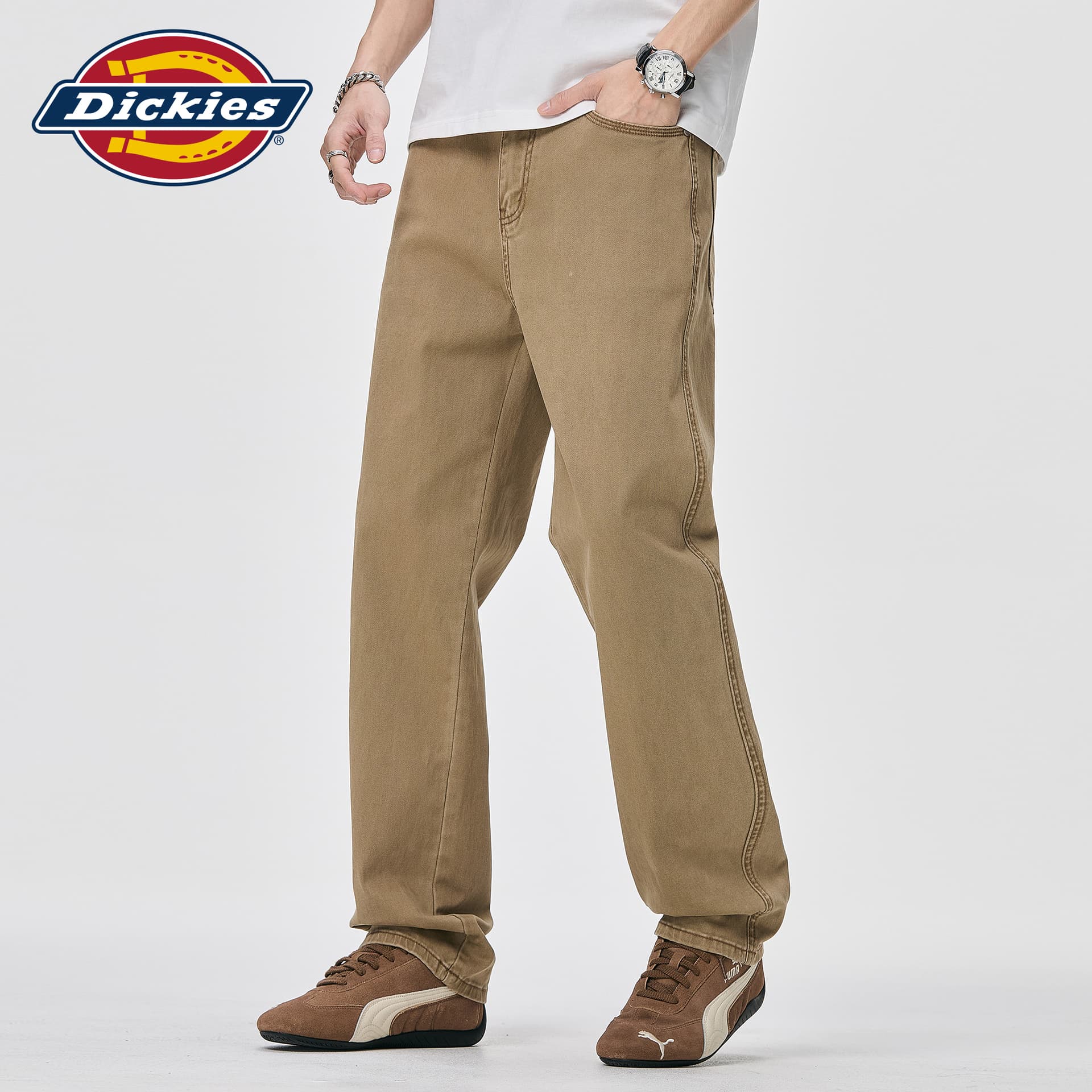 Штаны dickies Хаки Мужской Джинсы - изображение 4