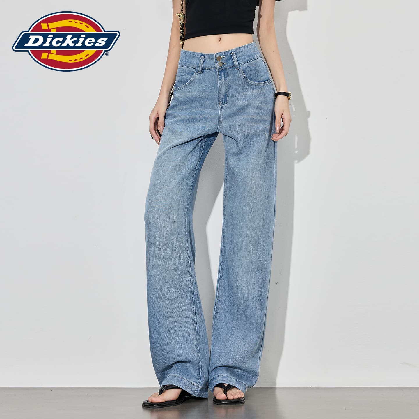 Джинсы Dickies Светло-Синие Брюки Женские Джинсы - изображение 3