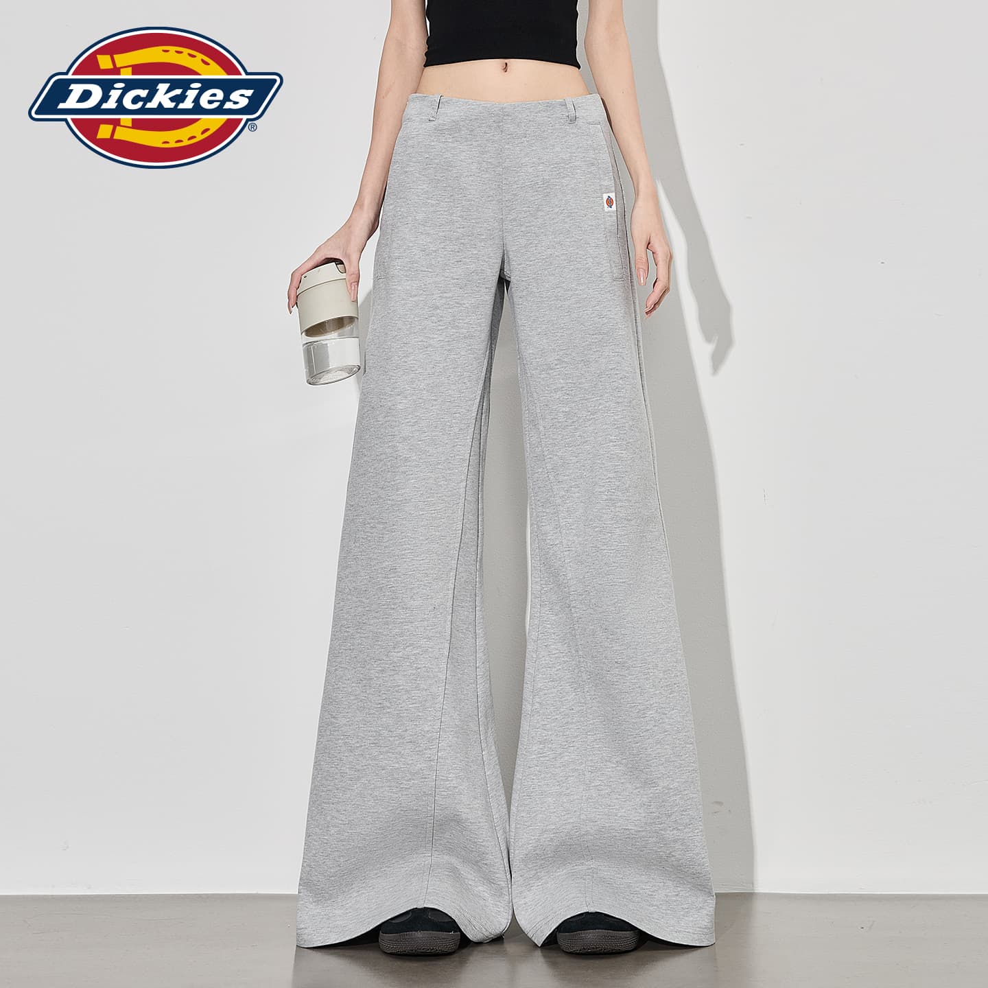 Штаны Dickies Светло-серые Удлиненные Женские Повседневные Штаны - изображение 5