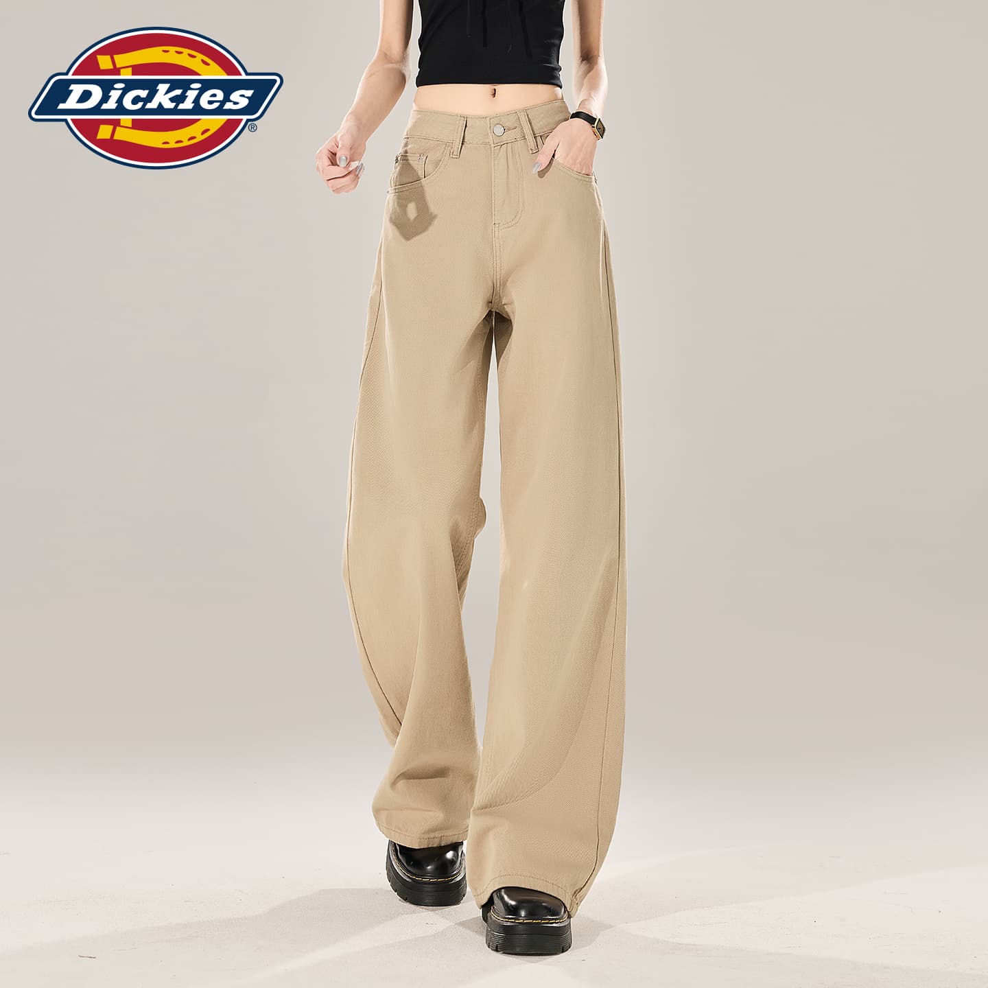 Джинсы Dickies Хаки Брюки Женские Джинсы - изображение 6