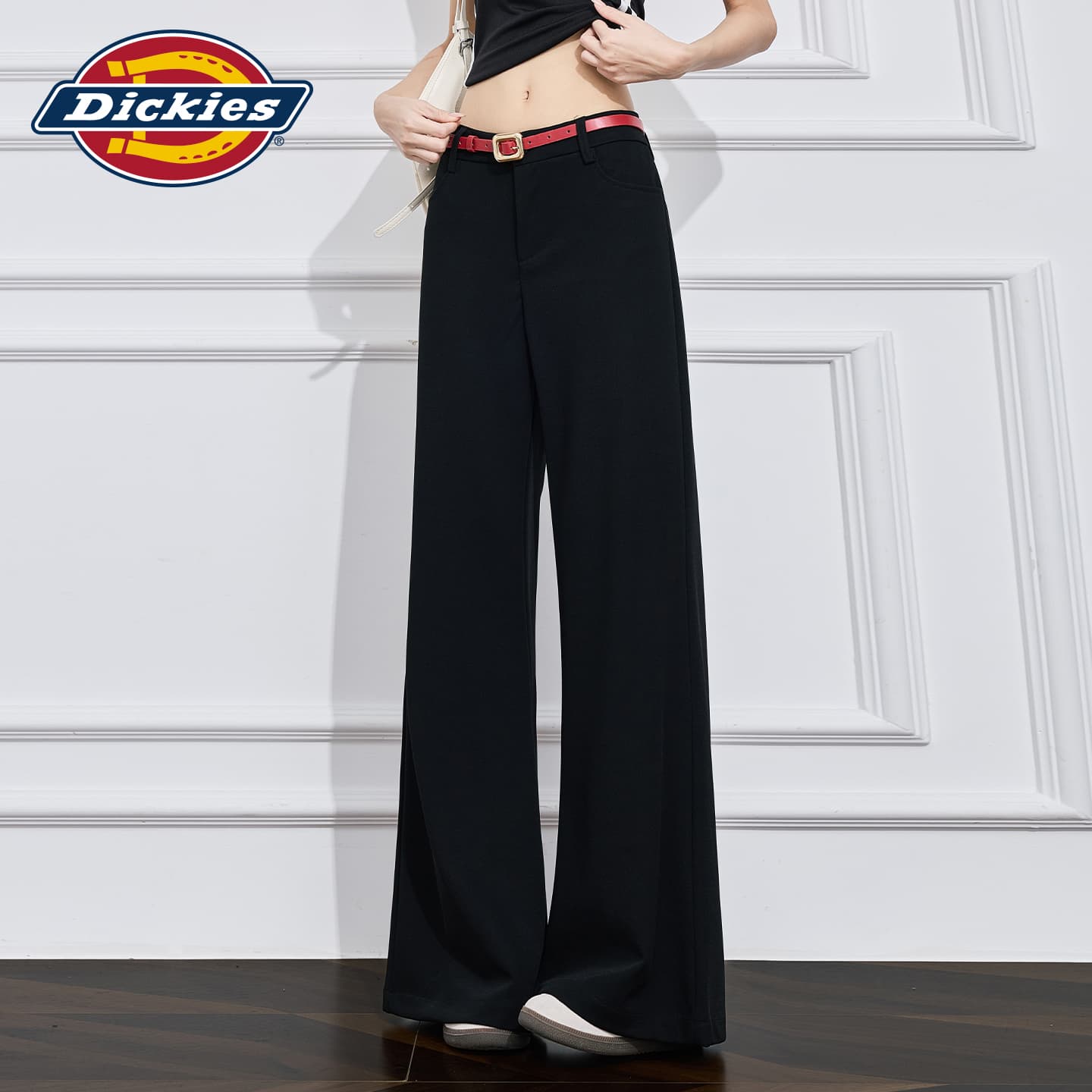 dickies Черный с увеличенной длиной Женские Платье Брюки - изображение 5