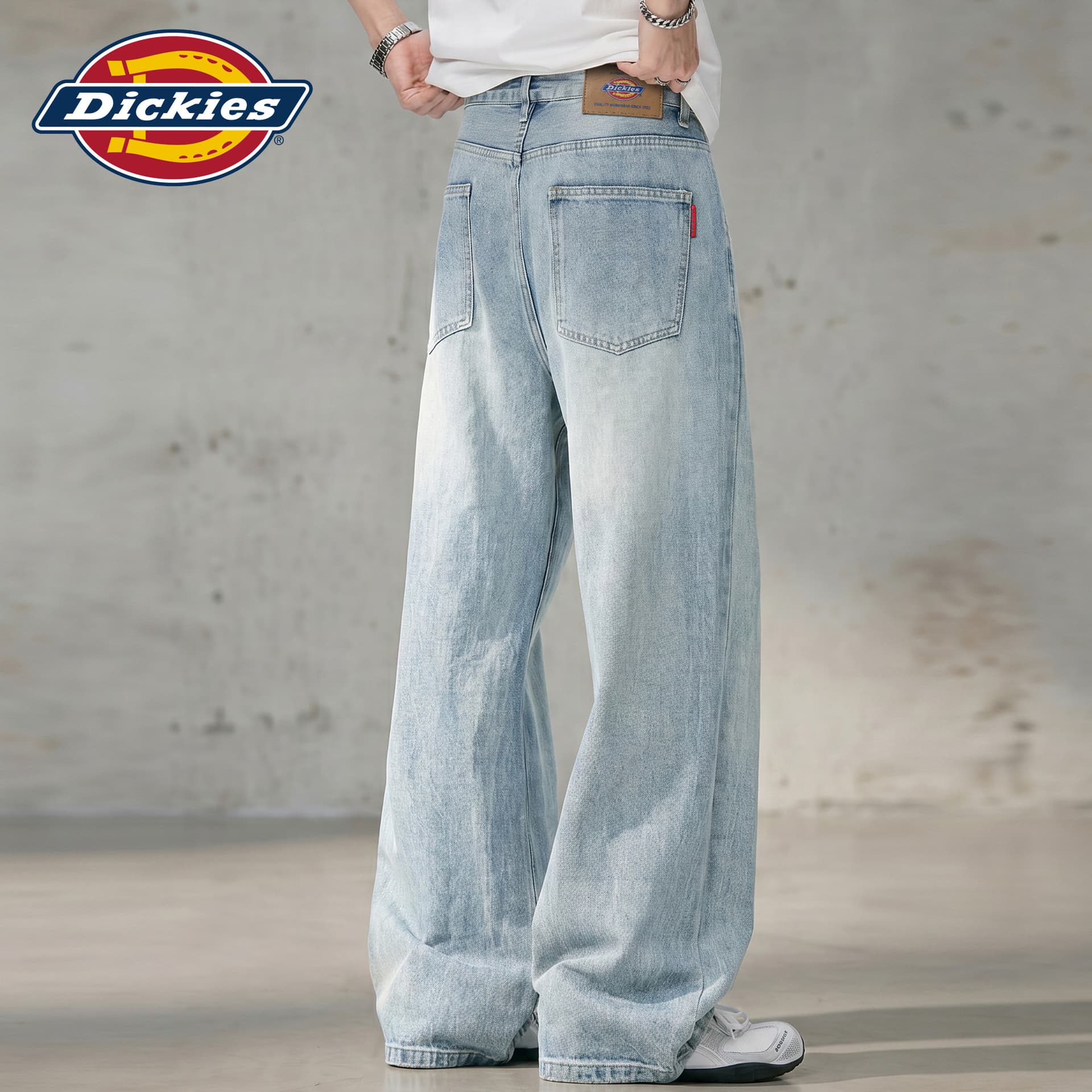Штаны dickies Светло-синий Мужской Джинсы - изображение 6