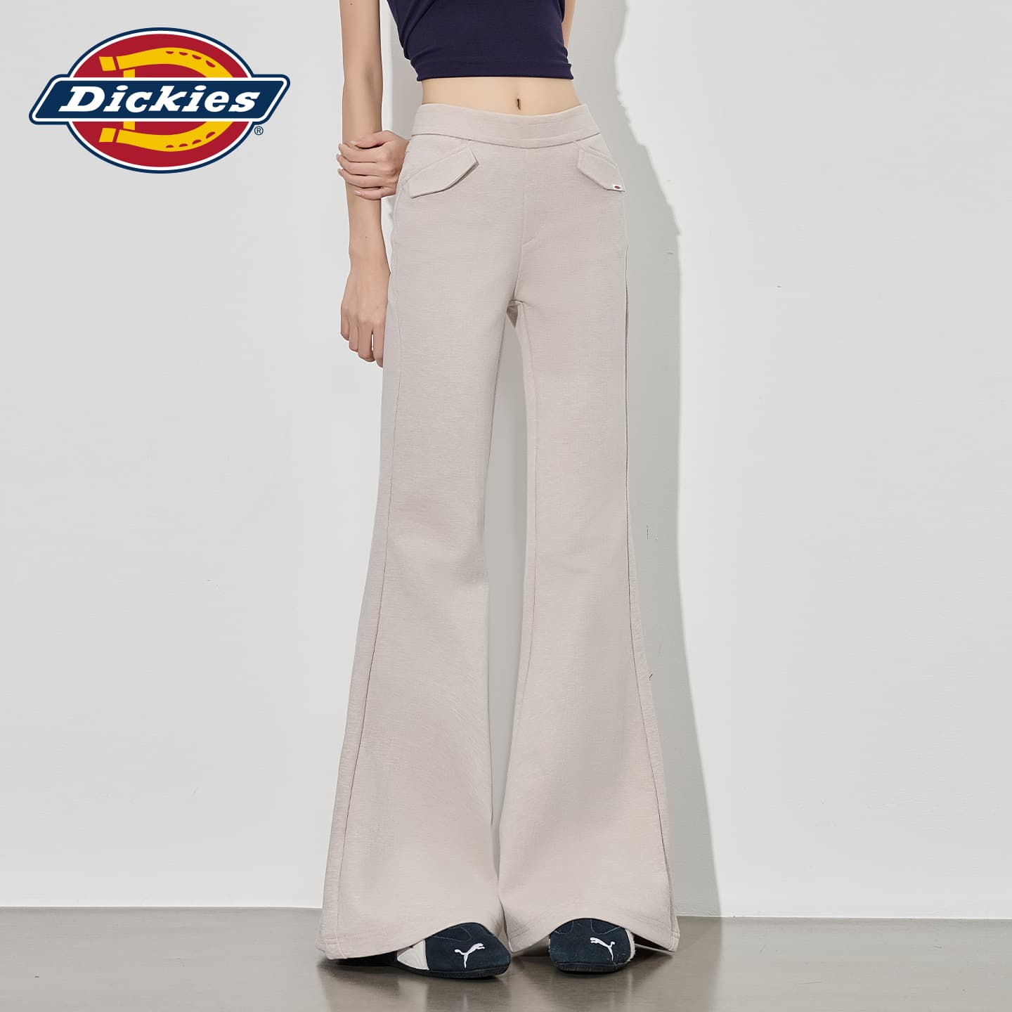 Штаны Dickies Овсяные Удлиненные Женские Повседневные Брюки - изображение 6