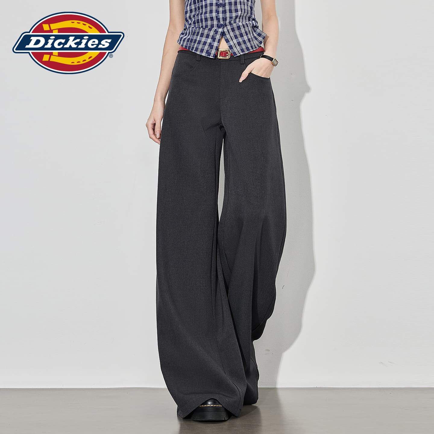 Штаны Dickies Graphite Gray Pants Women's Casual Pants - изображение 3