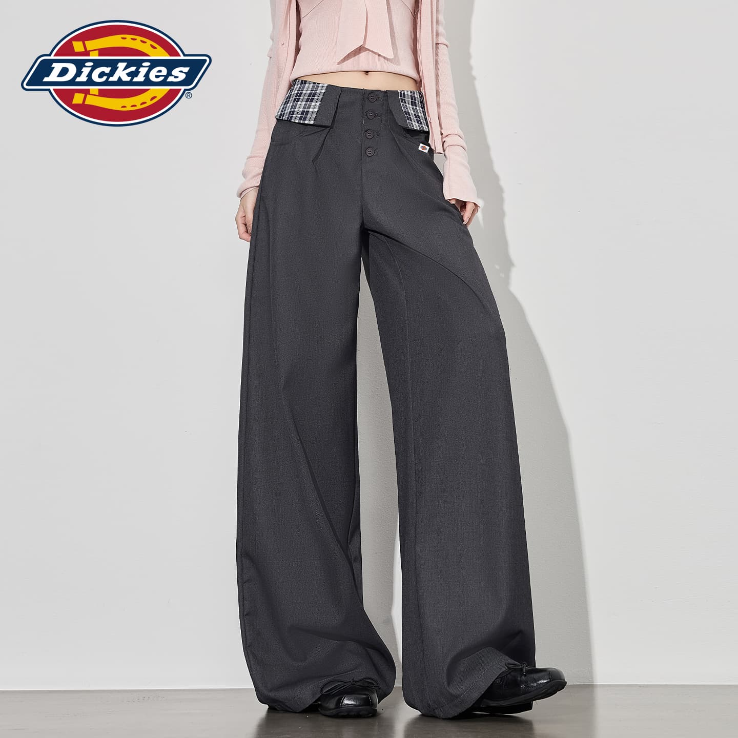 Штаны Dickies Серые Брюки Женские Повседневные Брюки - изображение 5