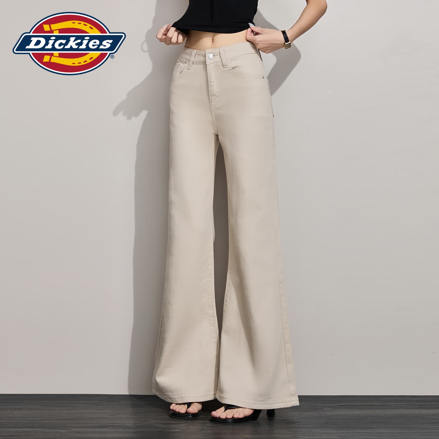 Джинсы Dickies Хаки Удлиненные Джинсы для Женщин - изображение 6