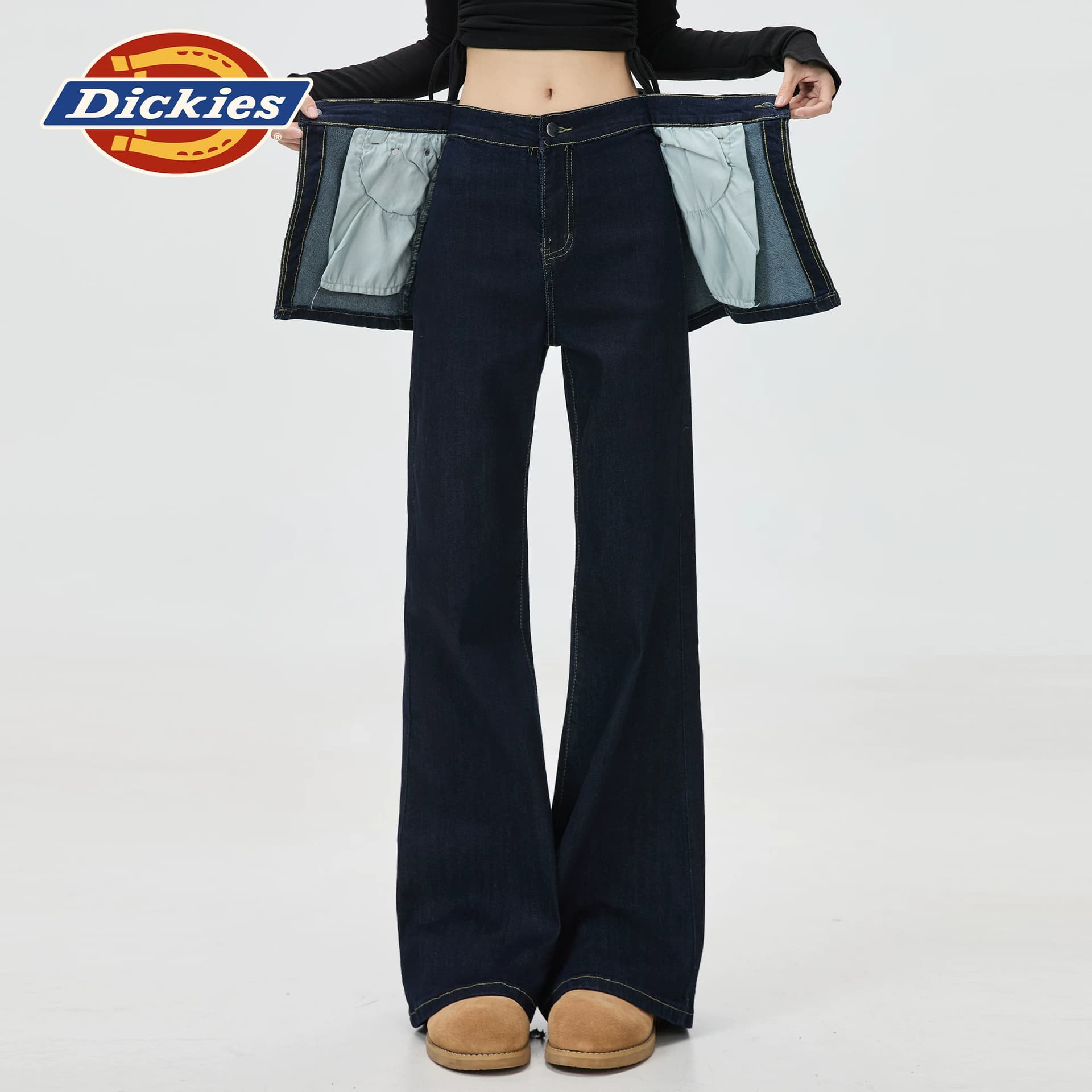 Джинсы dickies Темно-синий Женские Джинсы - изображение 5