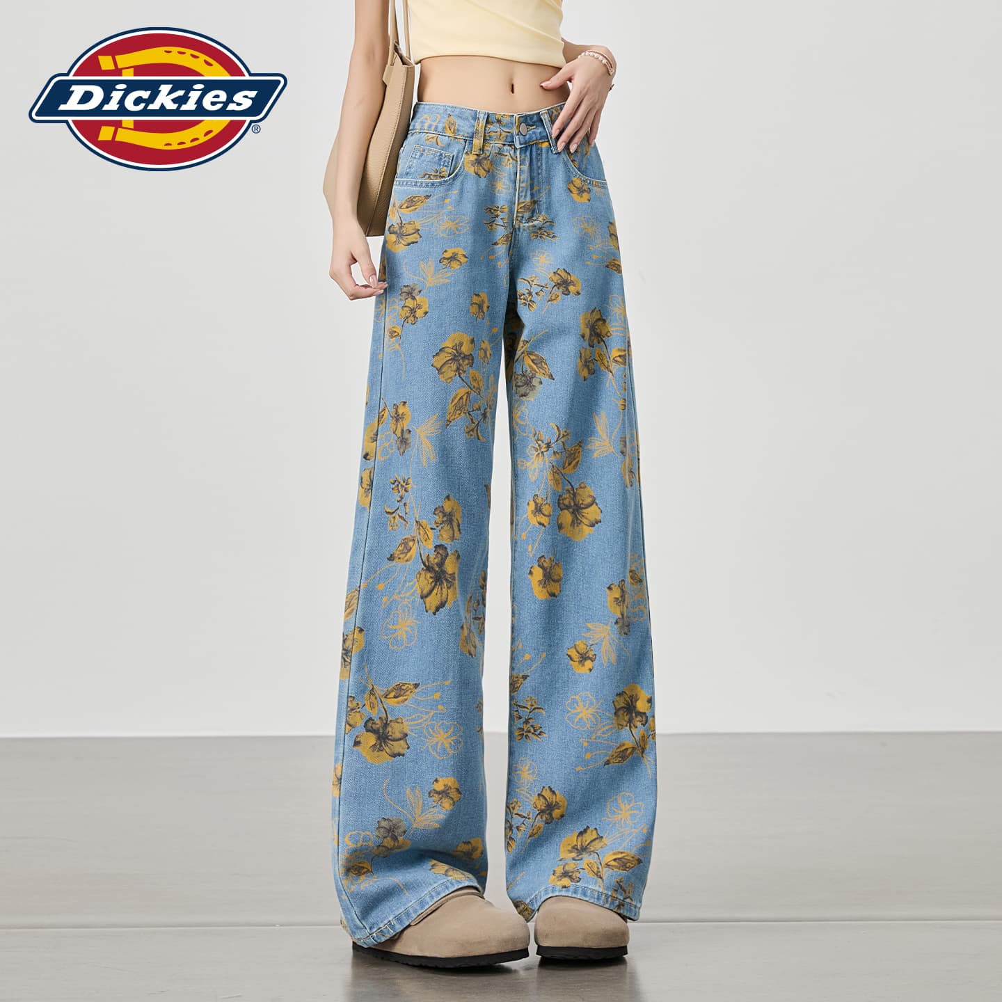 Джинсы Dickies Светло-Синие Брюки Женские Джинсы - изображение 5