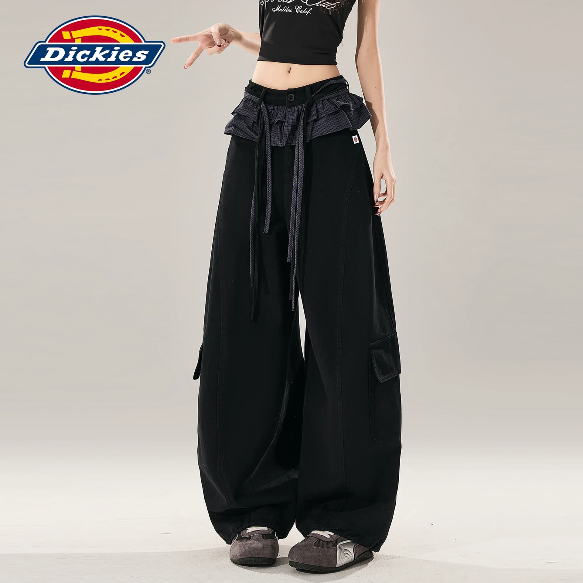 Штаны dickies Черные брюки Женские Повседневные брюки - изображение 3