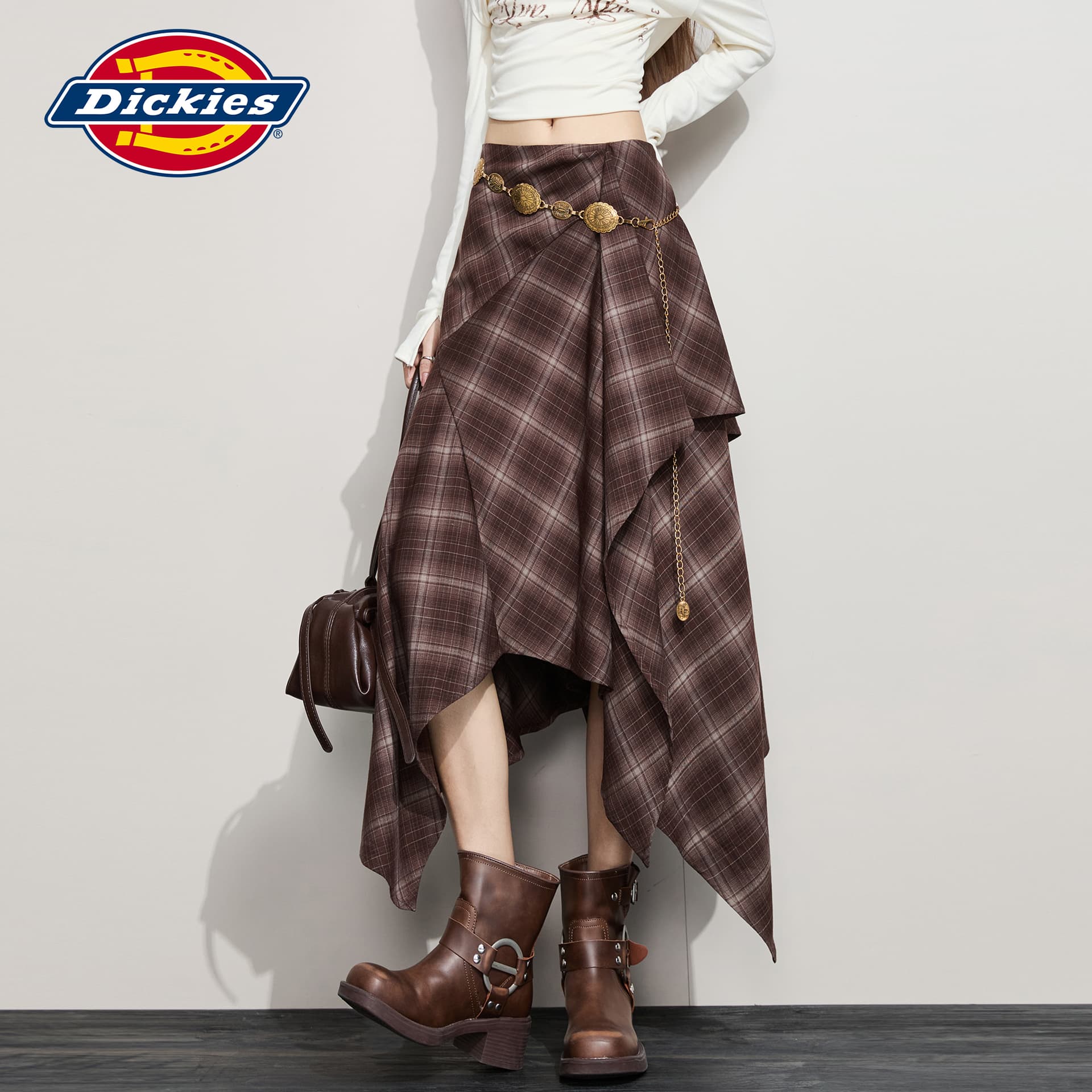 Юбка dickies Женские Повседневные длинные юбки - изображение 4
