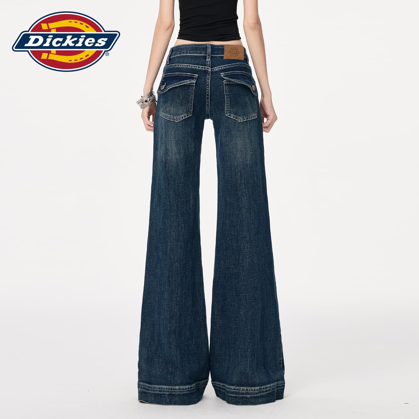 Джинсы Dickies Синие Брюки Женские Джинсы - изображение 7