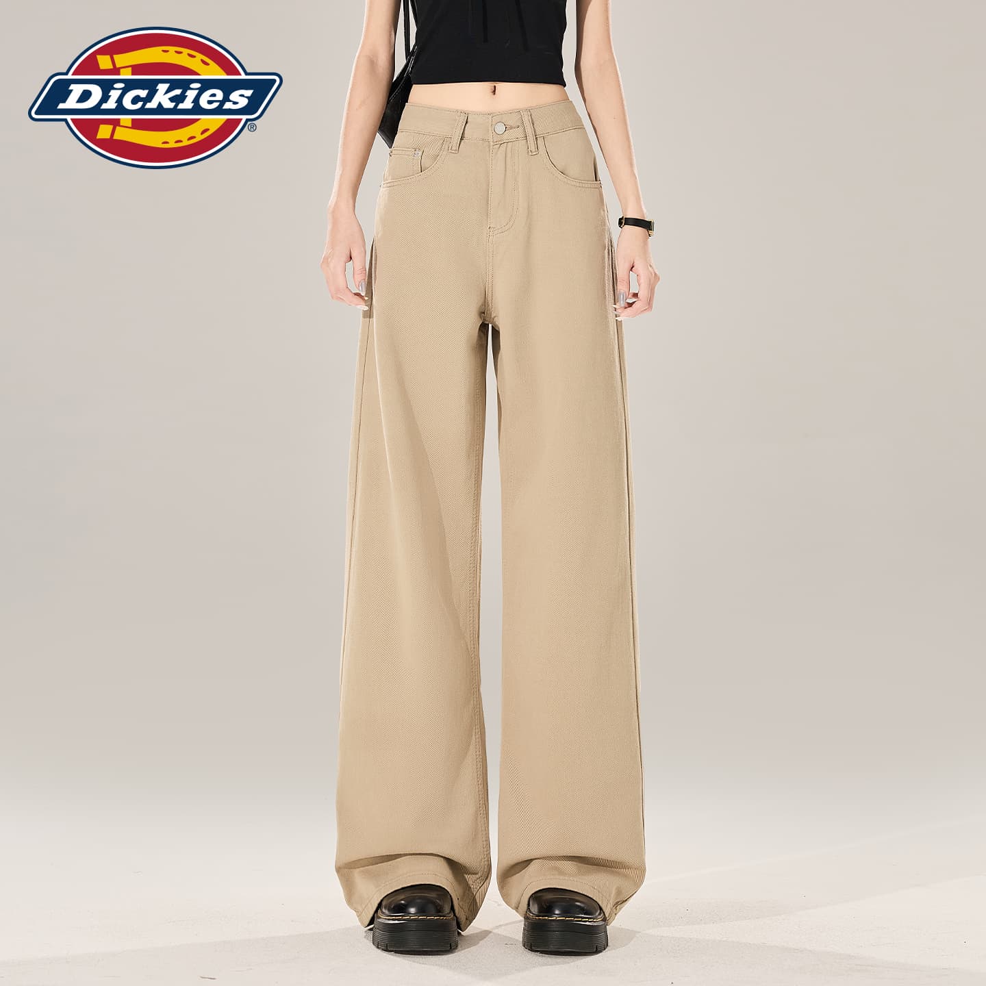 Джинсы Dickies Хаки Брюки Женские Джинсы - изображение 4