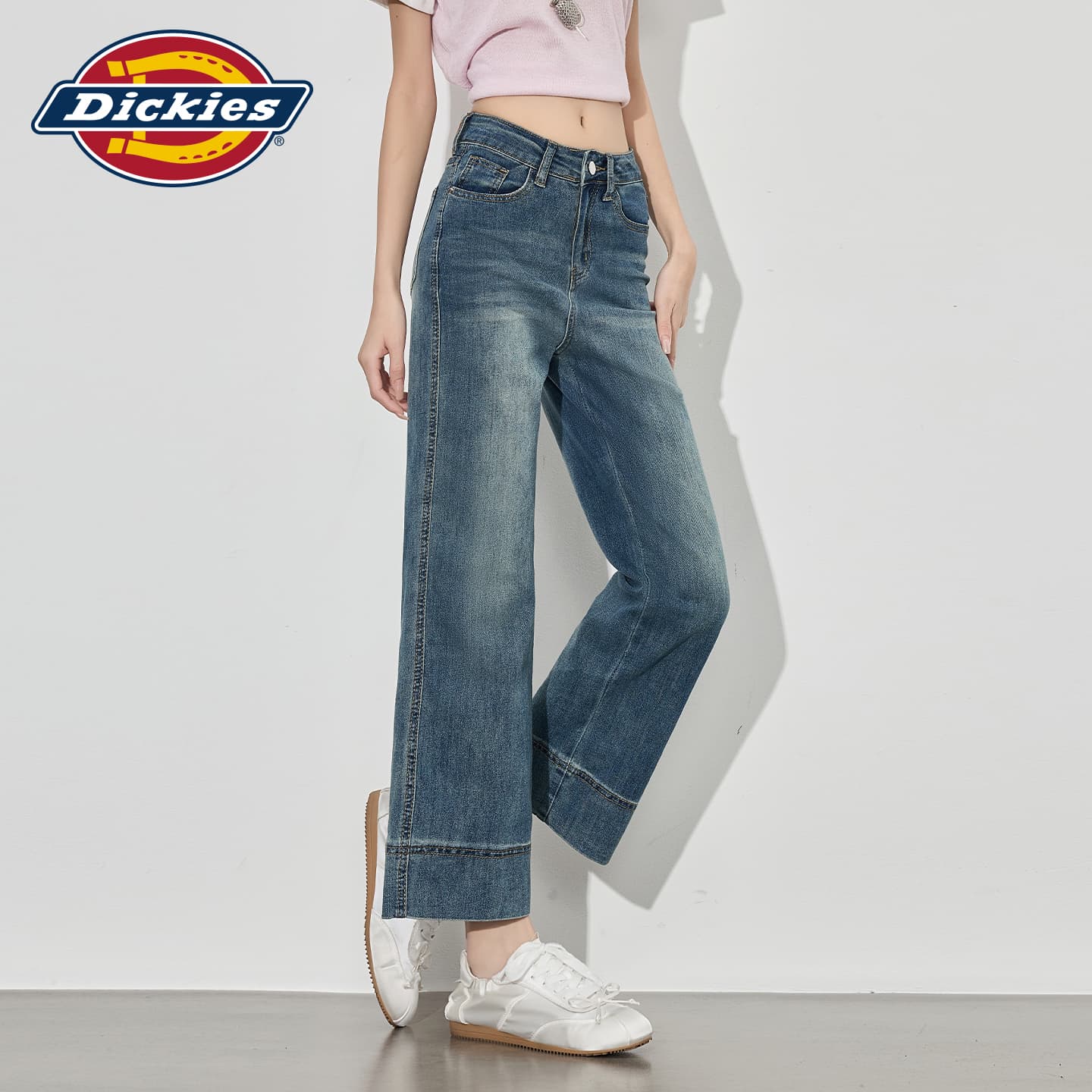 Джинсы Dickies Ностальгические синие женские джинсы - изображение 6