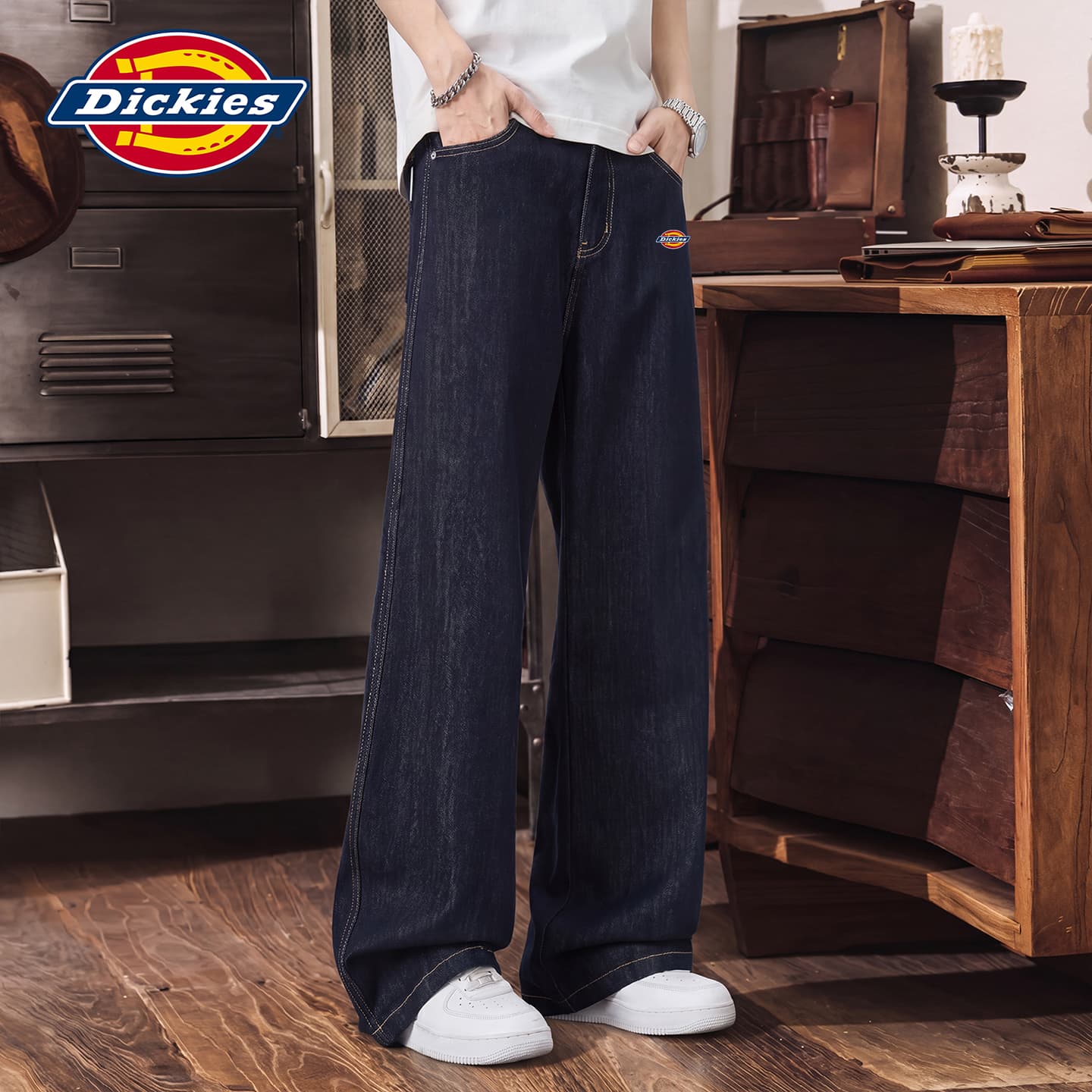 Штаны Dickies Джинсовый Синий (PRINTED Edition) Унисекс Джинсы - изображение 5