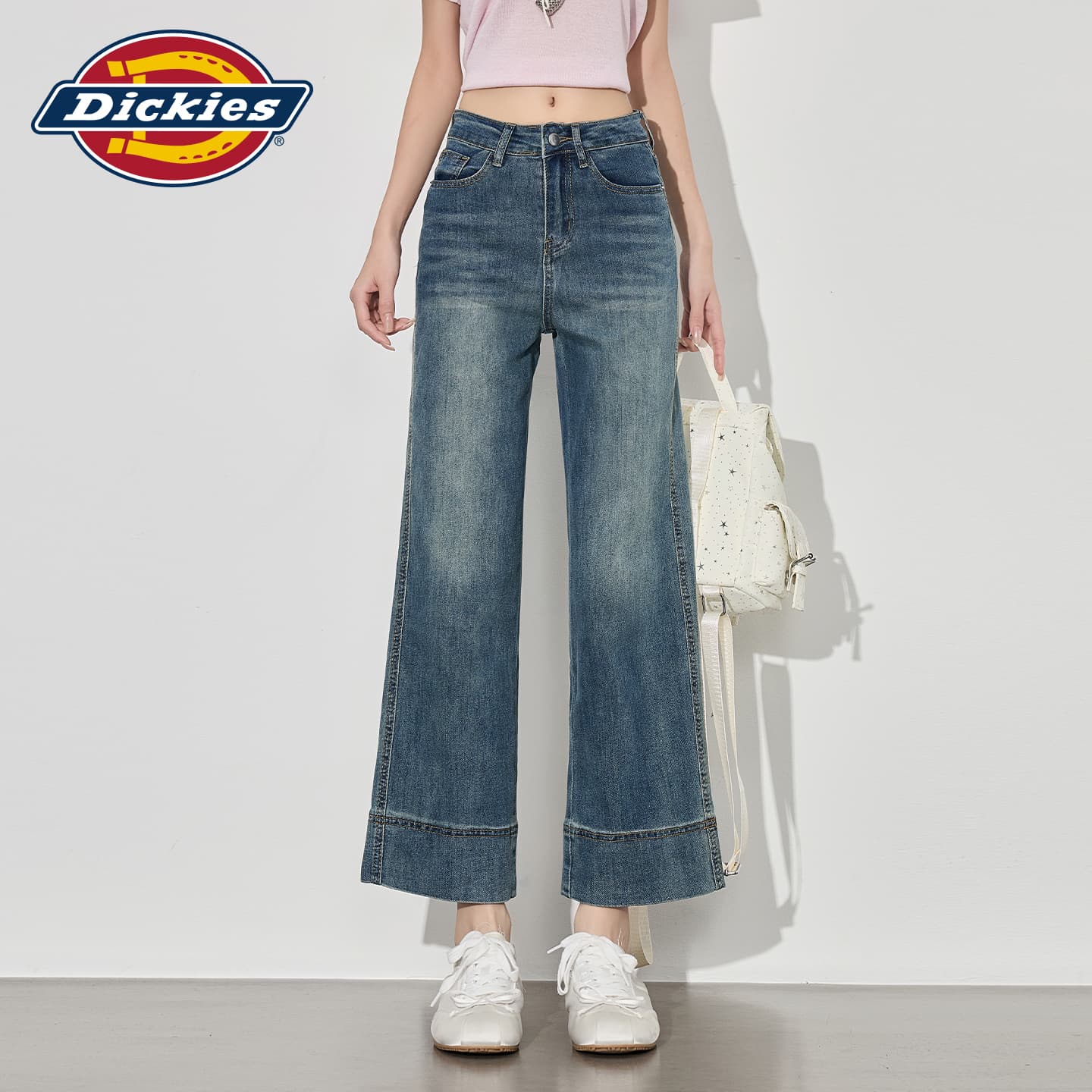 Джинсы Dickies Ностальгические синие женские джинсы - изображение 4