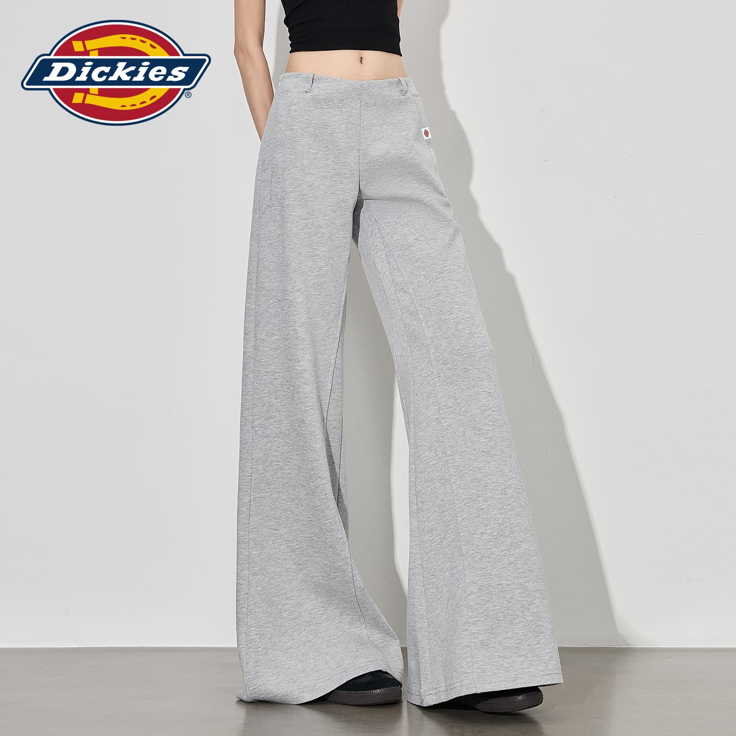 Штаны Dickies Светло-серые Удлиненные Женские Повседневные Штаны - изображение 6