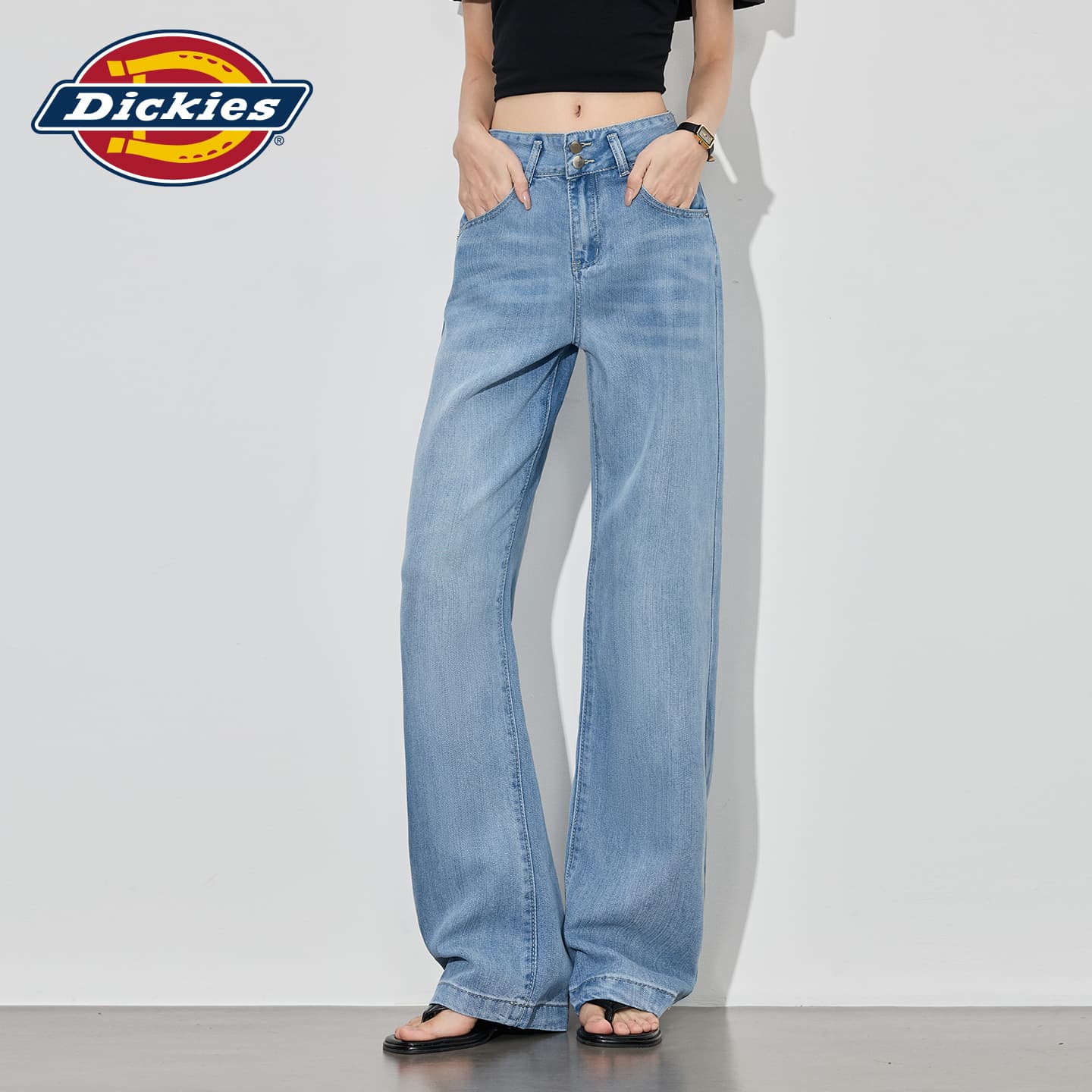 Джинсы Dickies Светло-Синие Брюки Женские Джинсы - изображение 6