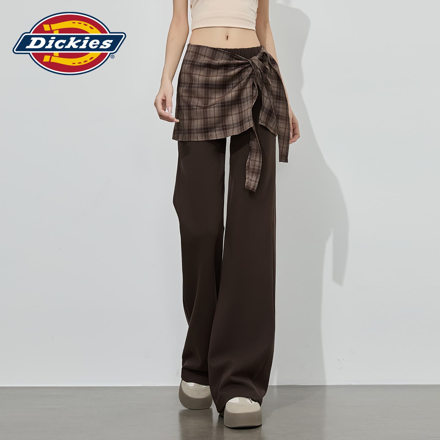 Штаны Dickies Коричневые Женские Повседневные Брюки - изображение 3