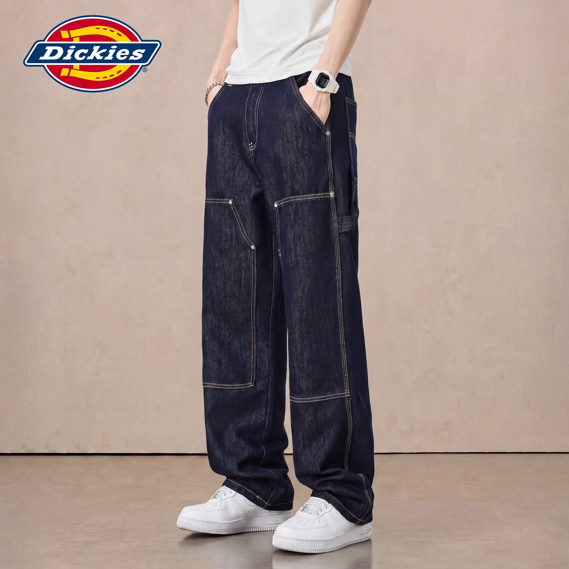 Штаны Dickies Синий Черный Унисекс Джинсы - изображение 3