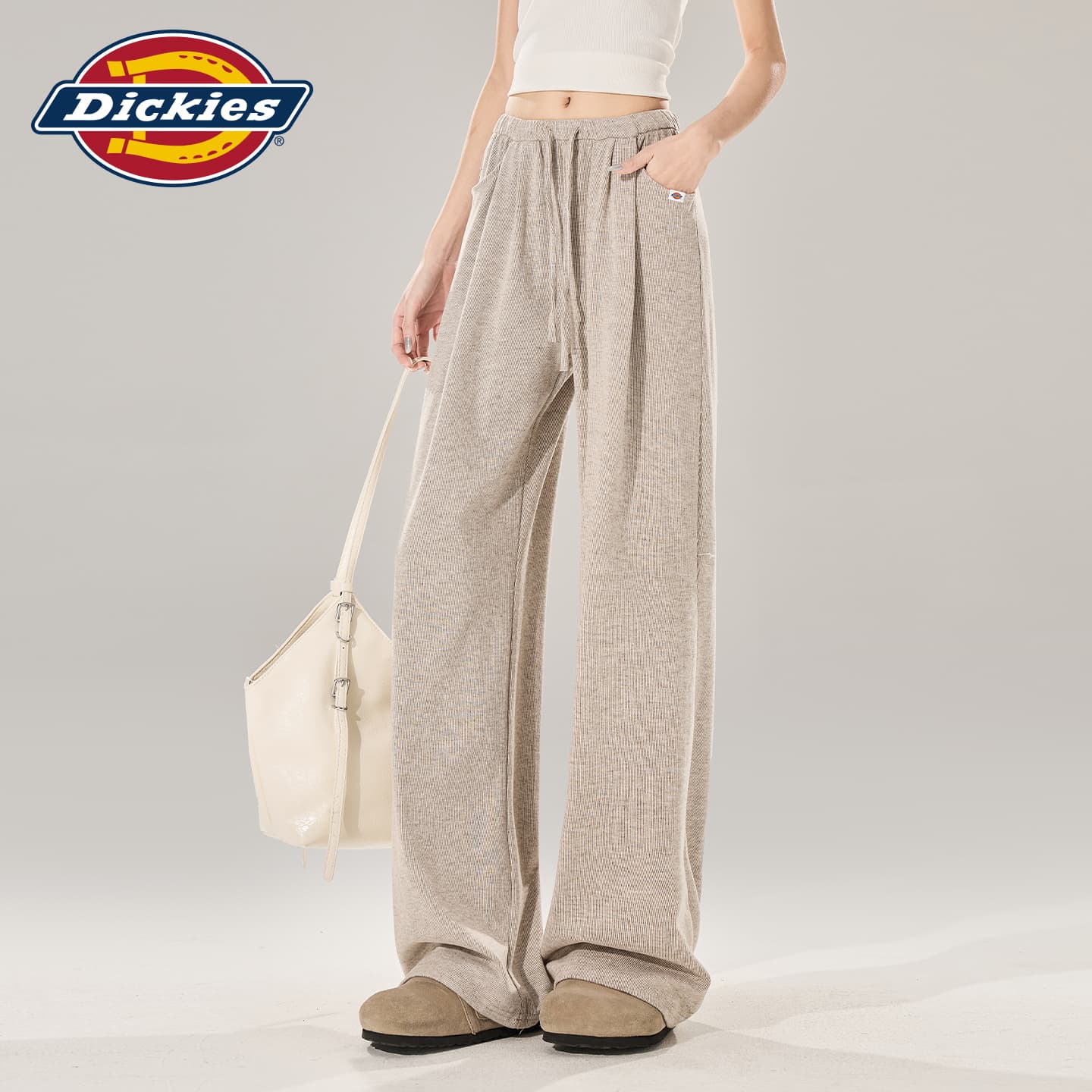 Штаны Dickies Овсяные Брюки Женские Повседневные Брюки - изображение 6