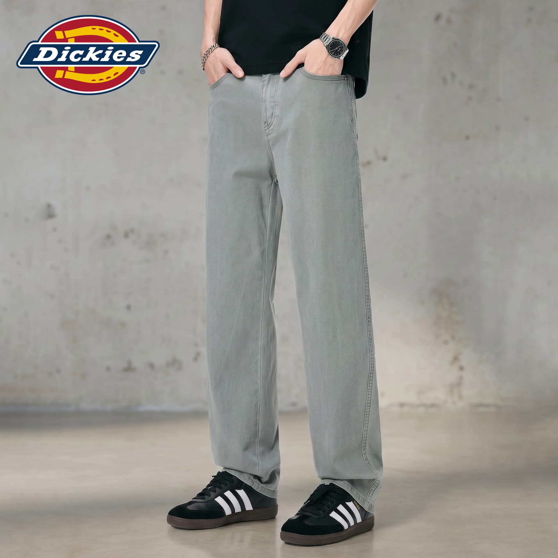Штаны dickies Мятно-зеленый Мужской Джинсы - изображение 4