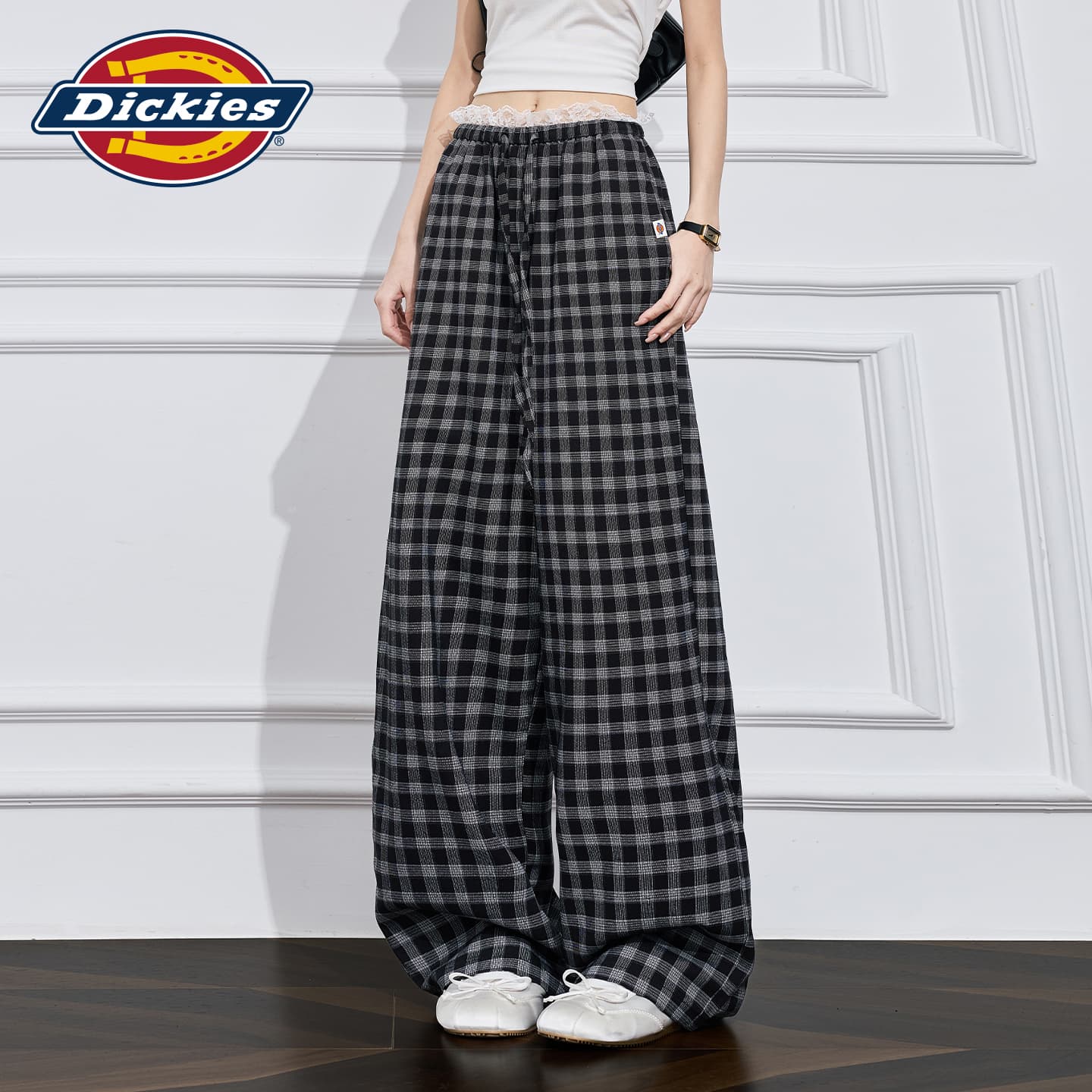 Штаны Dickies Черные Брюки Женские Повседневные Брюки - изображение 5