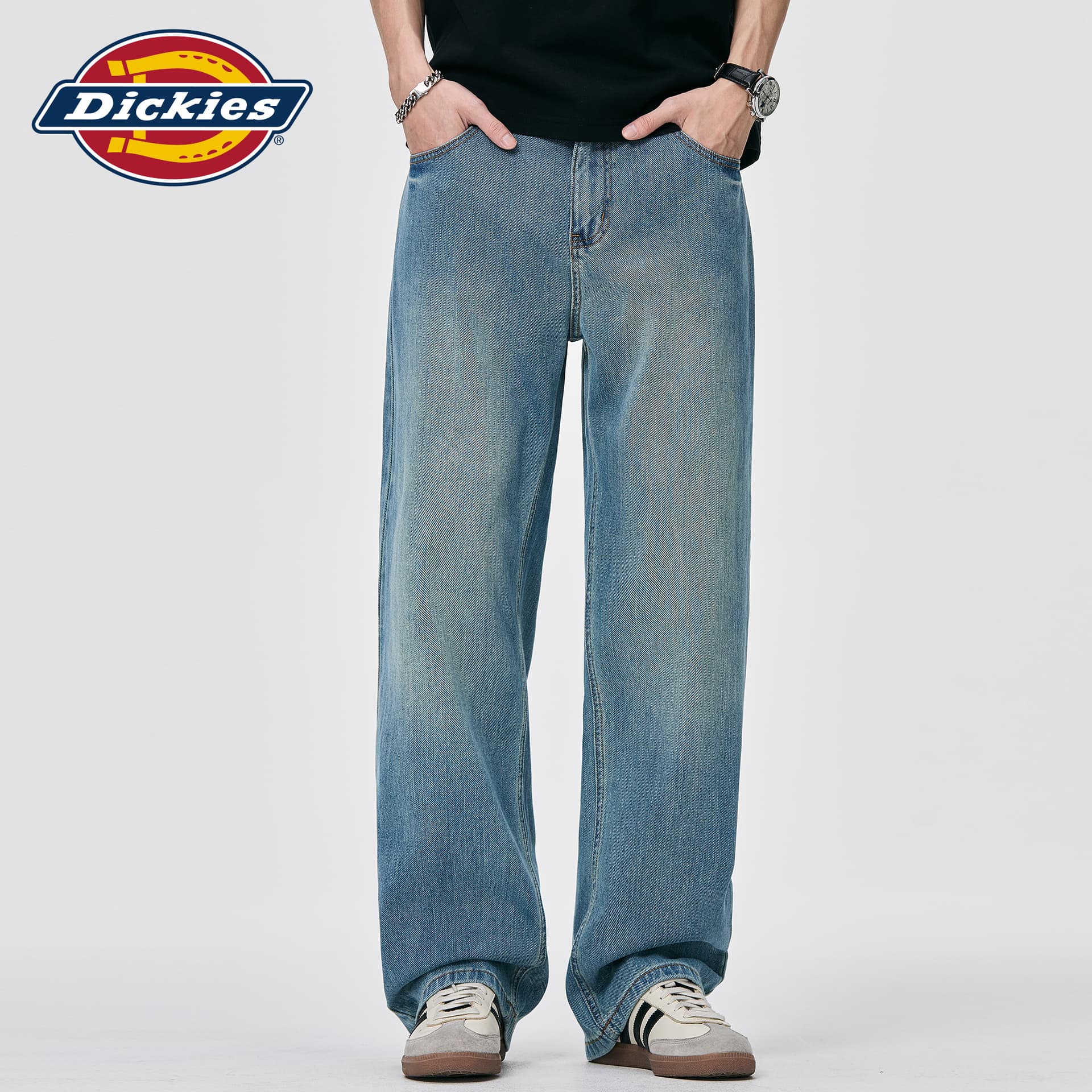 Штаны dickies Джинсовый синий Унисекс Джинсы - изображение 6