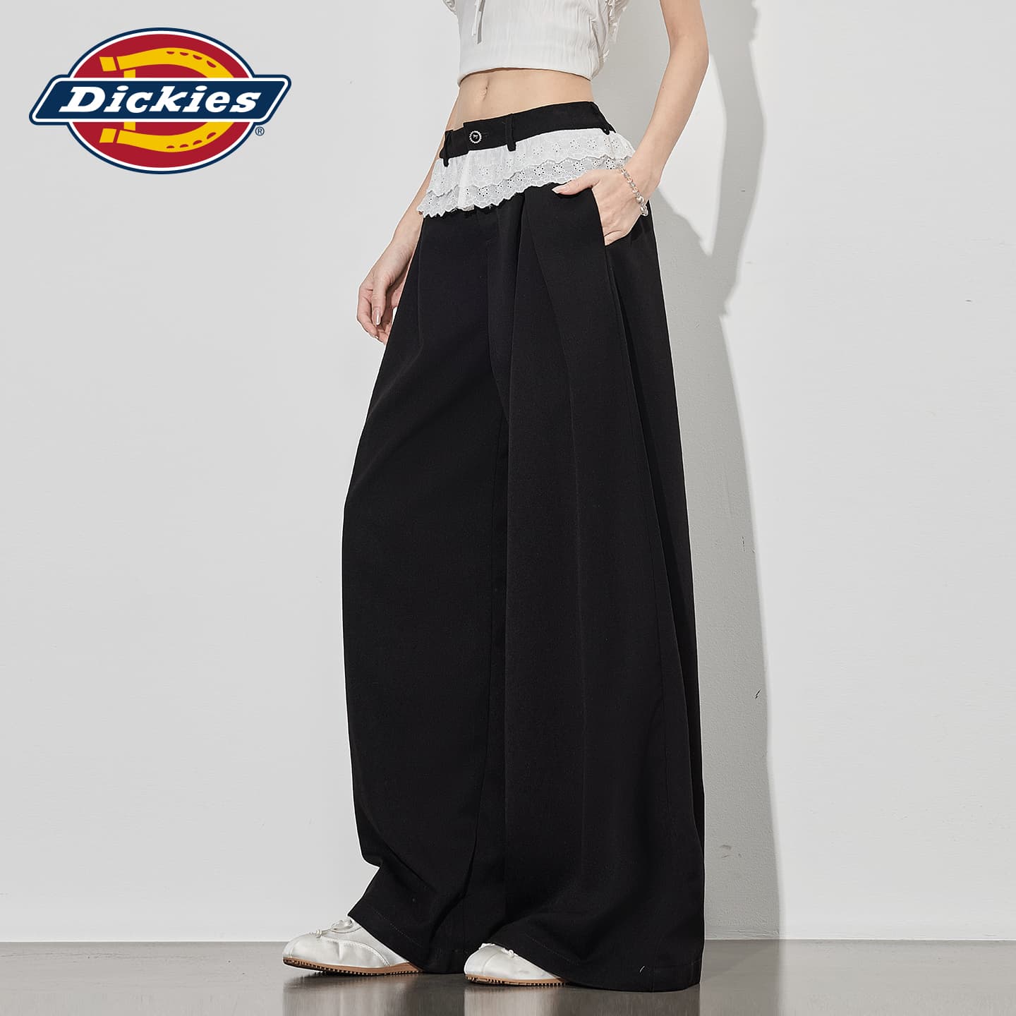 Штаны Dickies Черные Брюки Женские Повседневные Брюки - изображение 5