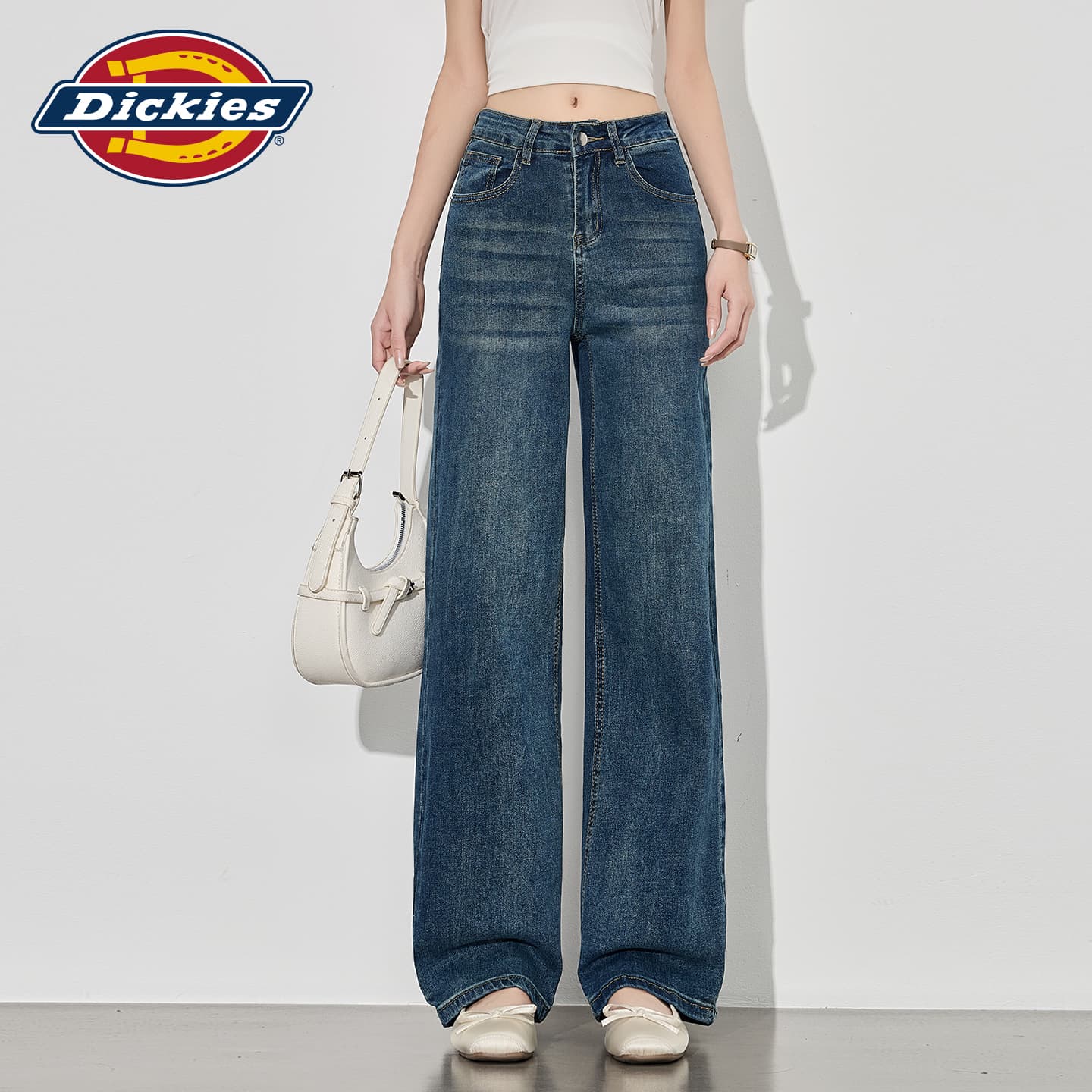 Джинсы Dickies American Blue Extended Length Women's Jeans Дикси Американский Синий Удлиненные Женские Джинсы - изображение 4