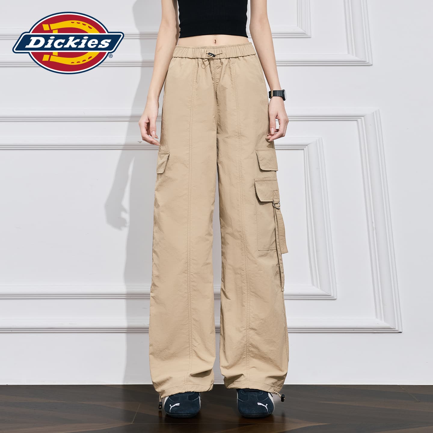 Штаны Dickies Khaki Брюки Женские Повседневные Брюки - изображение 3