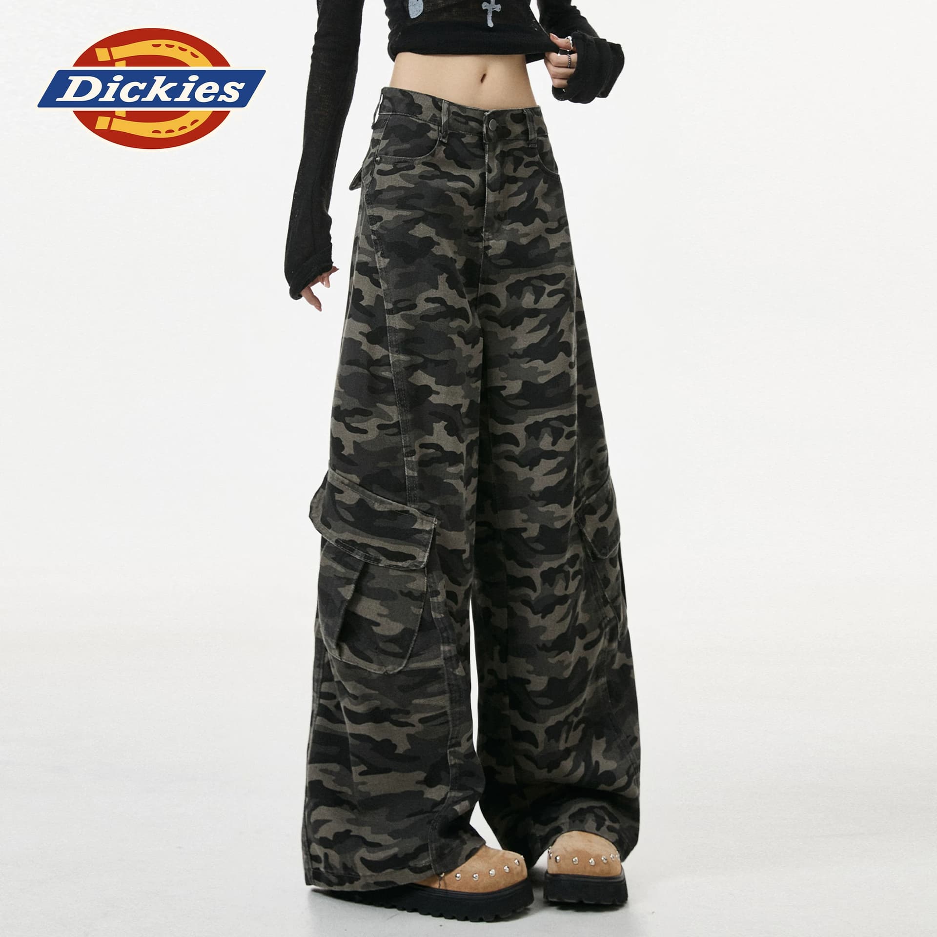 Джинсы dickies Камуфляж Брюки Женские Джинсы - изображение 6