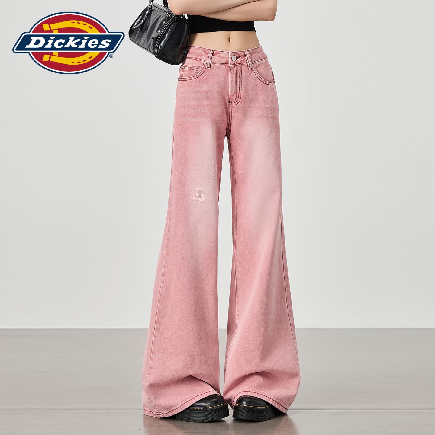 Джинсы Dickies Rainbow Pink Plus Women's Jeans Дикси Радужный Розовый Плюс Женские Джинсы - изображение 3