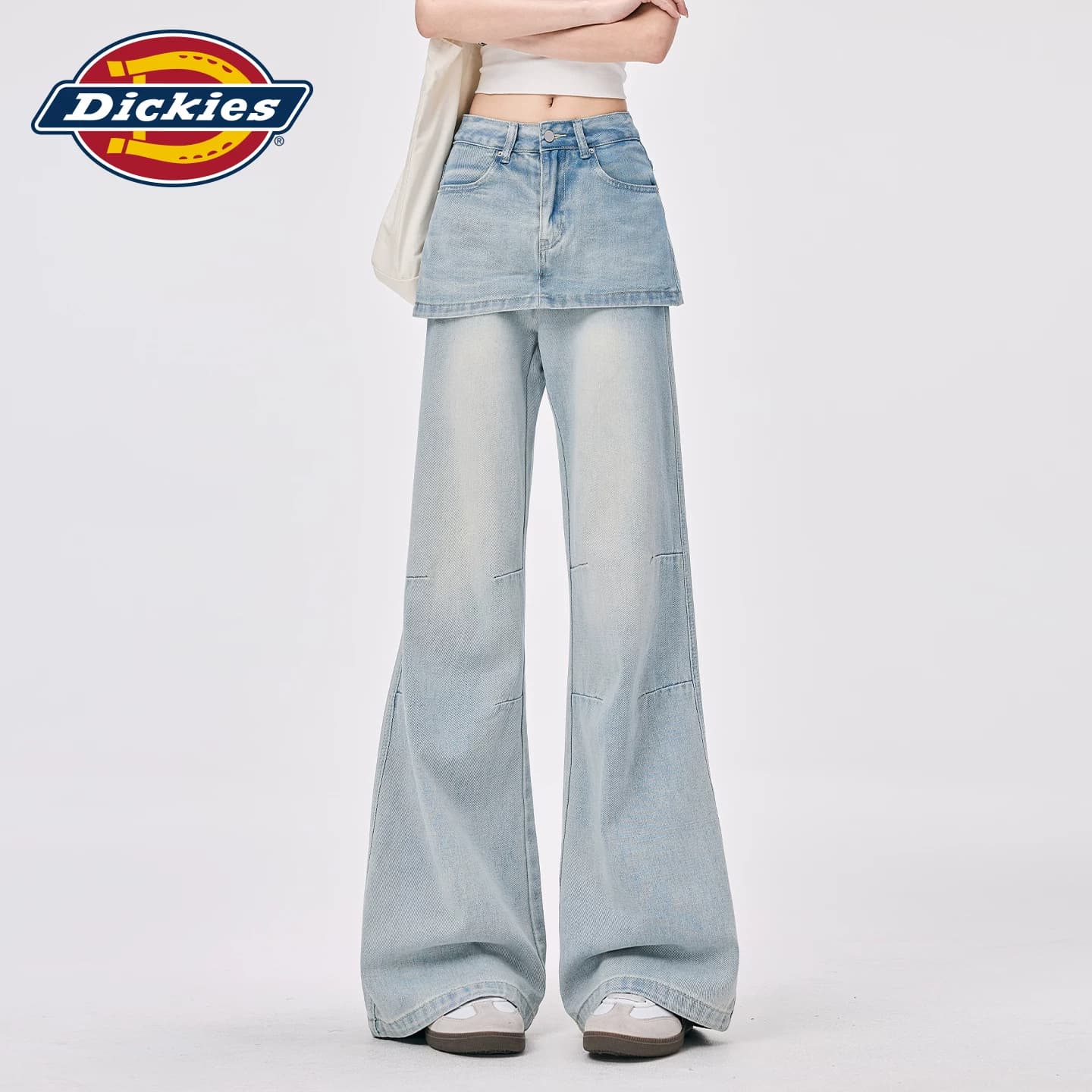 Джинсы dickies Светло-синие брюки Женские Джинсы - изображение 4