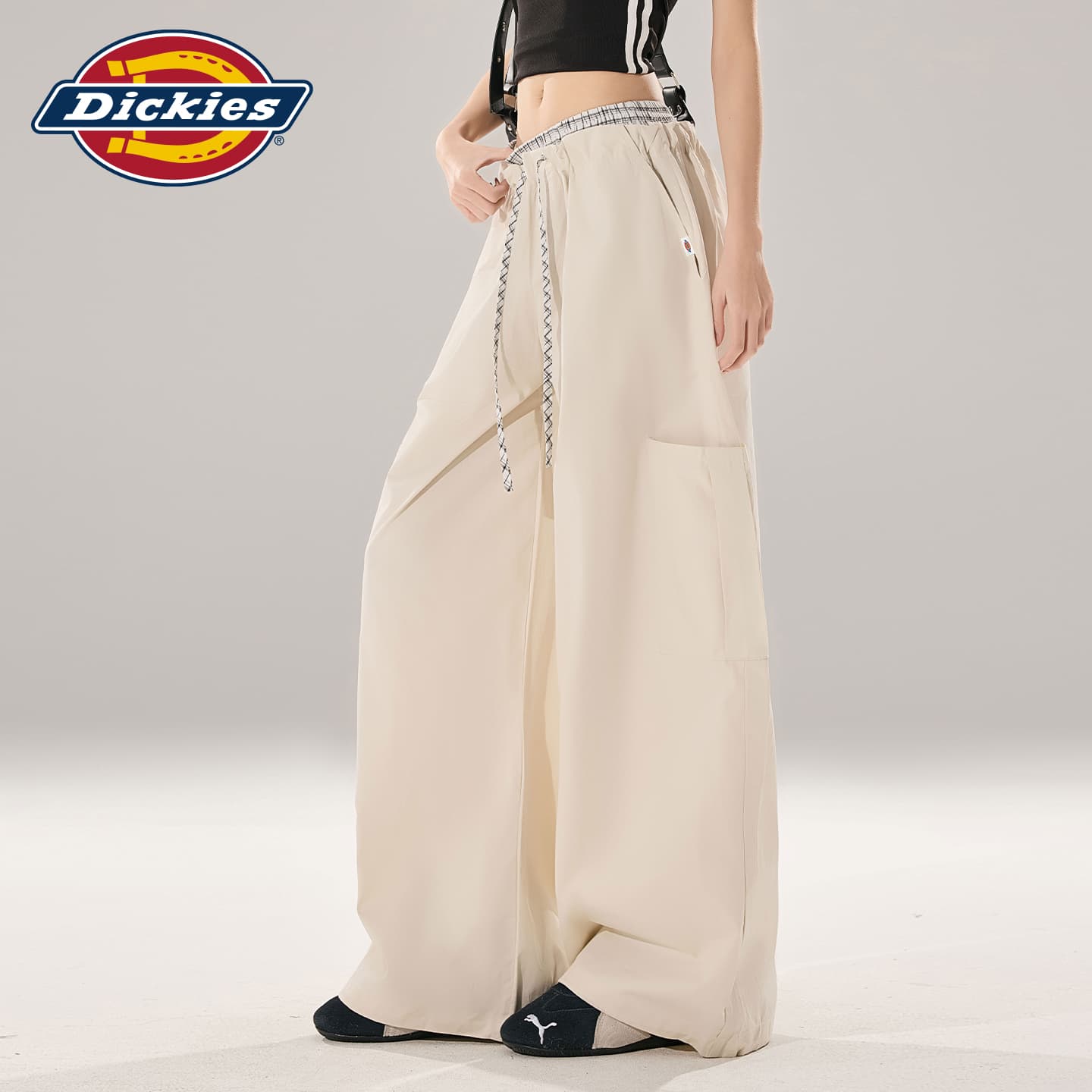 Штаны dickies Речно-каменный серый Брюки Женские Повседневные брюки - изображение 6